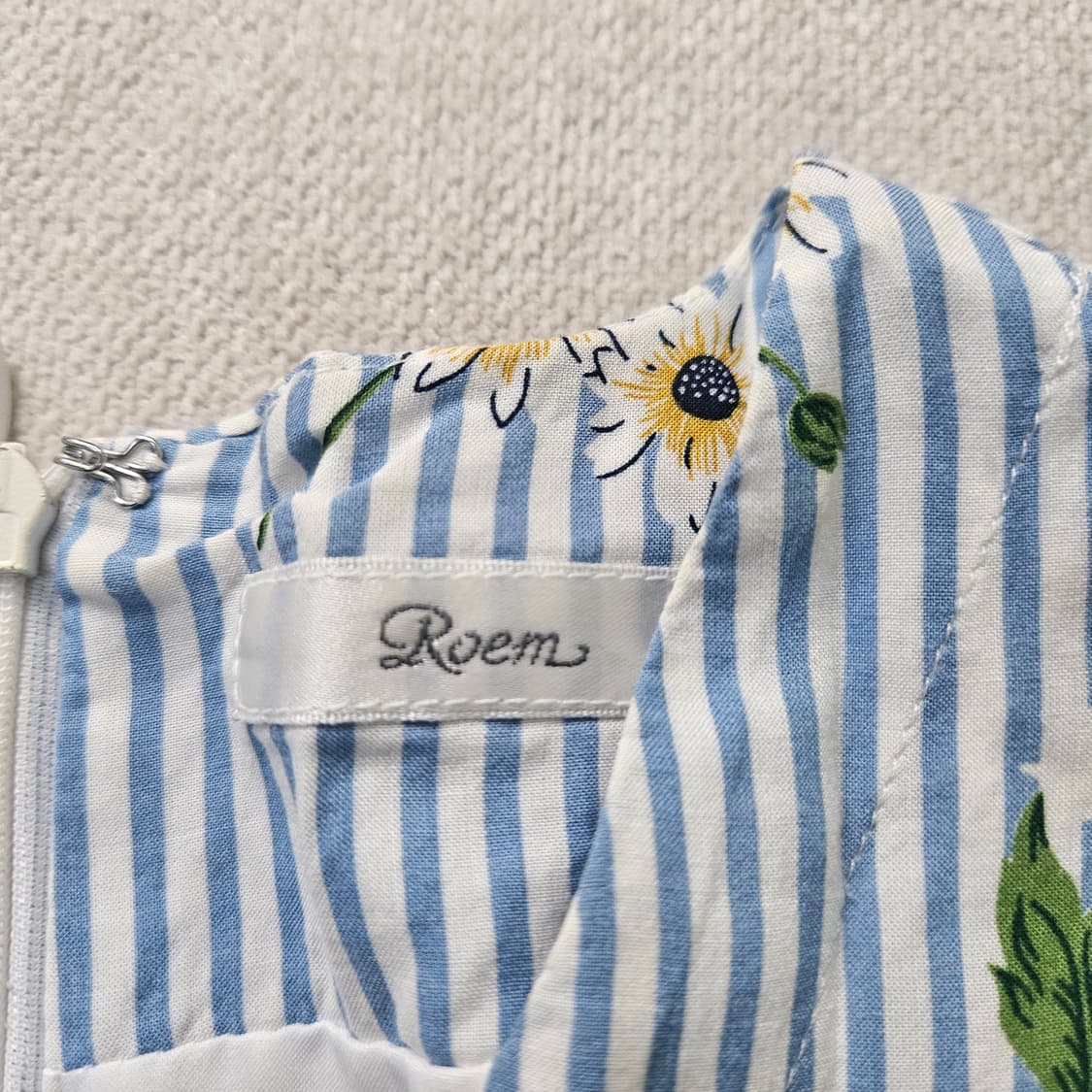 85-95 로엠 여성 해바라기패턴 원피스 0403Y 상품이미지3