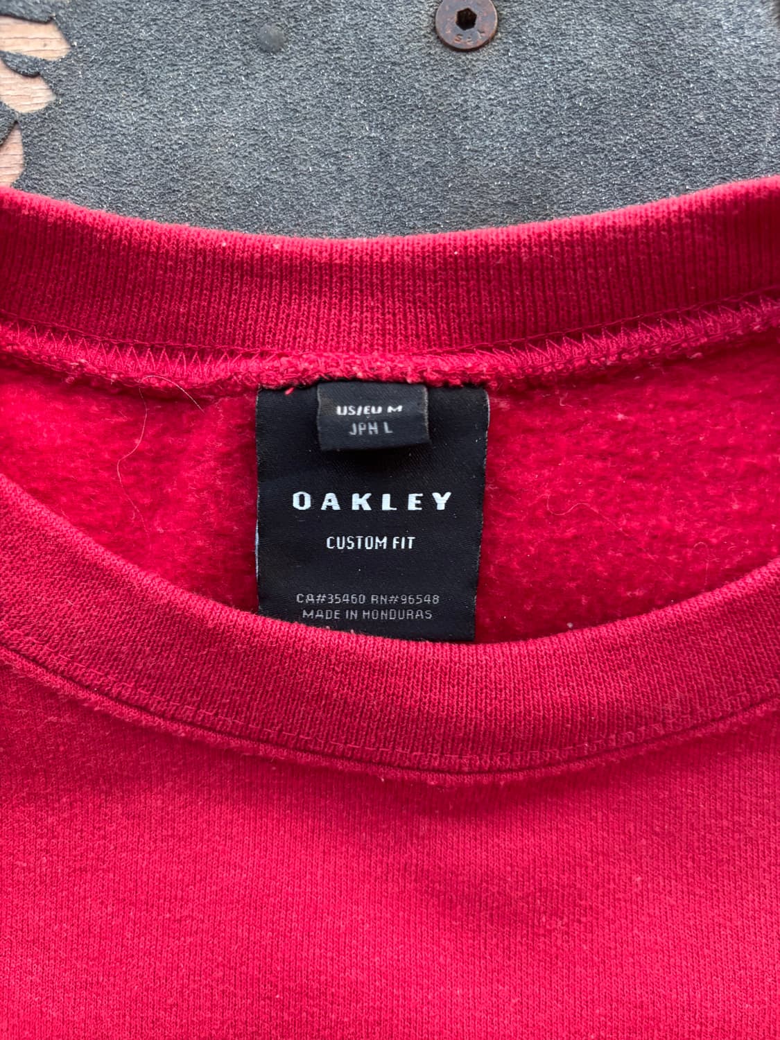 오클리 레드 스웻셔츠 상품이미지5