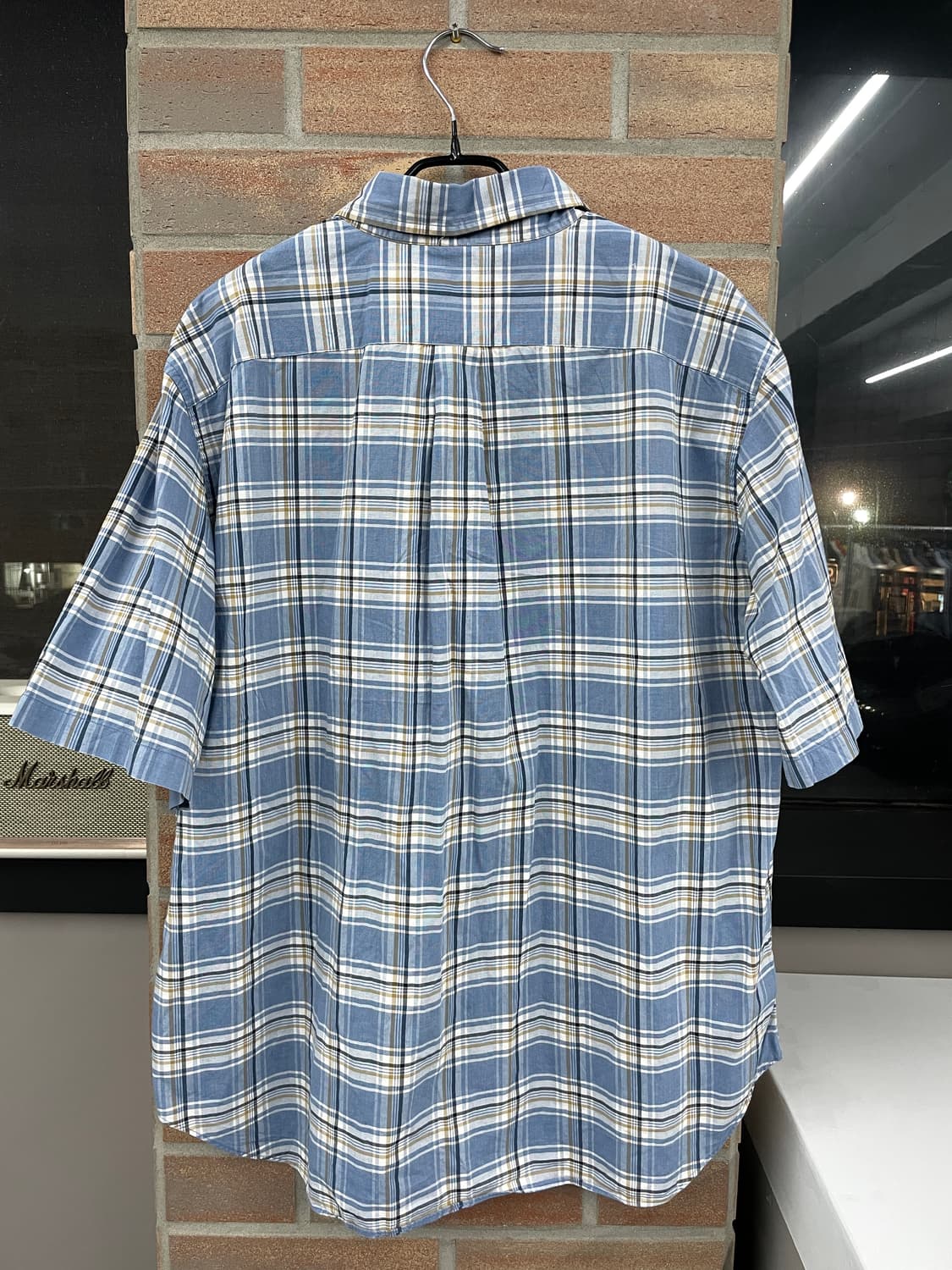 노티카 체크 반팔 셔츠 상품이미지8