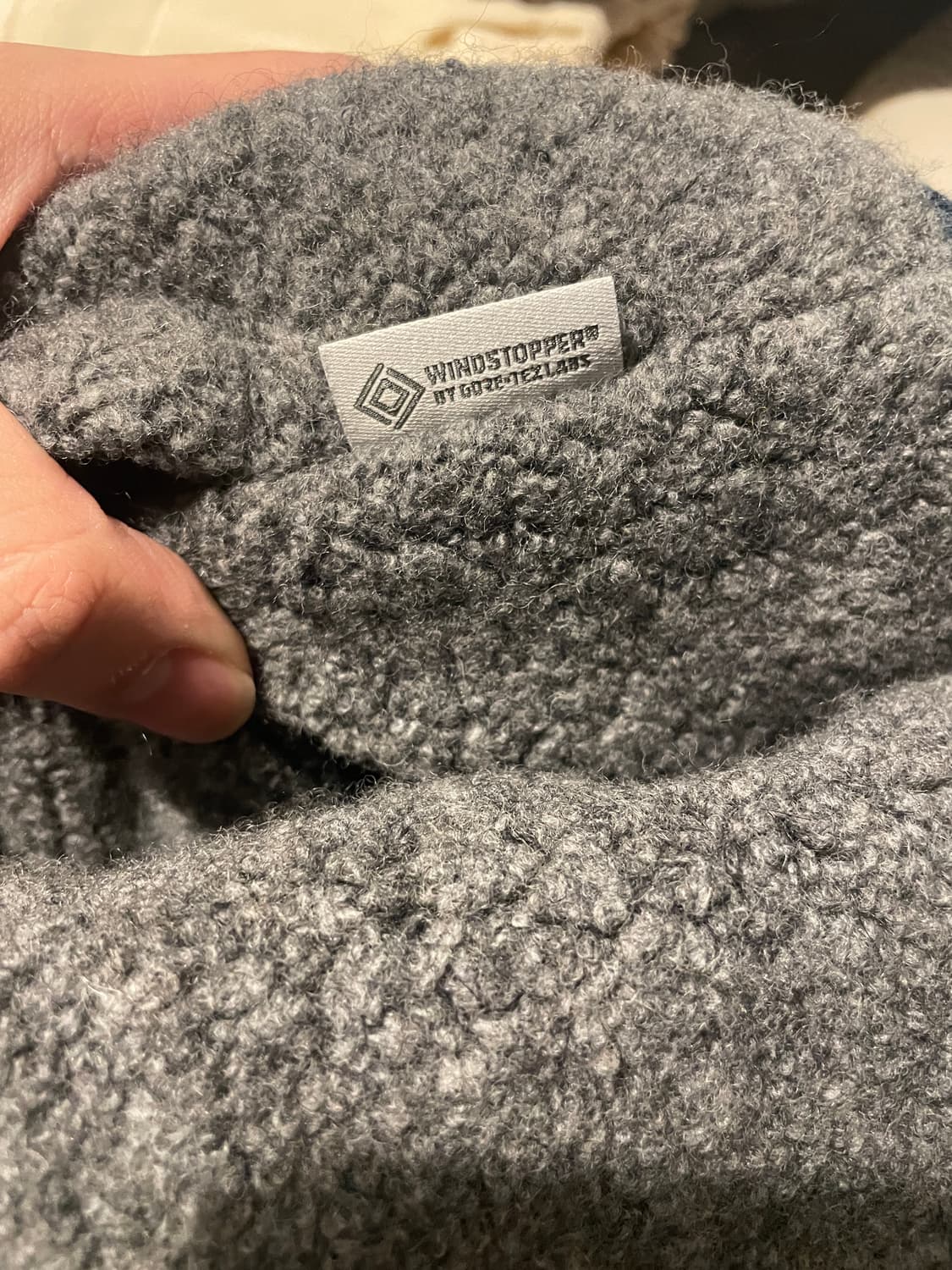 디스이즈네버댓 x 고어텍스 윈드스토퍼 울 플리스 크루 헤더그레이 상품이미지6