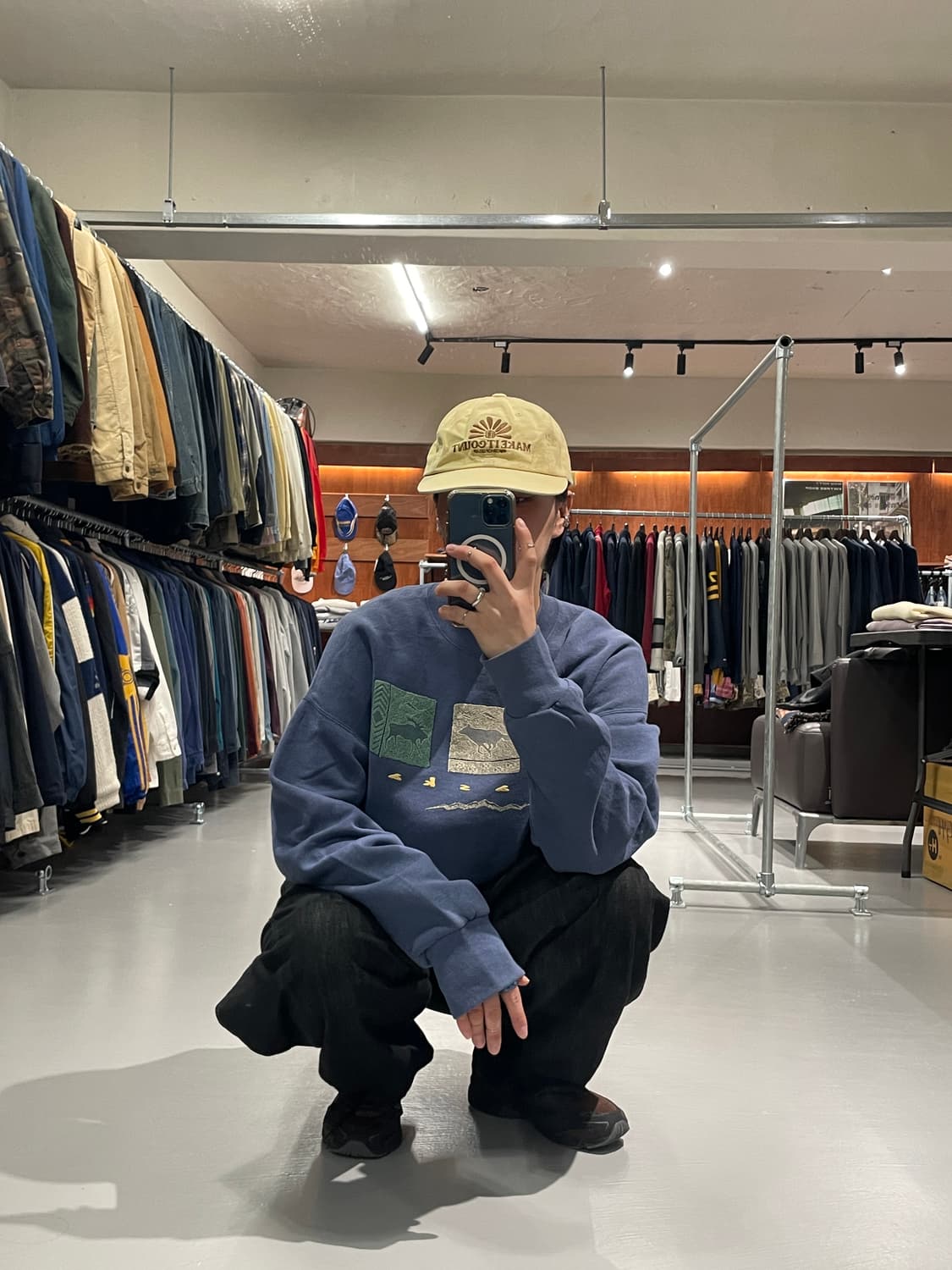 90‘s 빈티지 알래스카 로고 맨투맨    상품이미지5