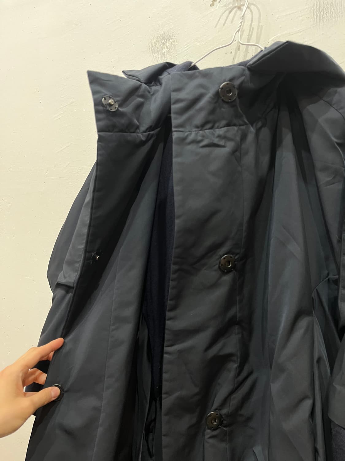 한섬 타임 패디드 점퍼 네이비  상품이미지4