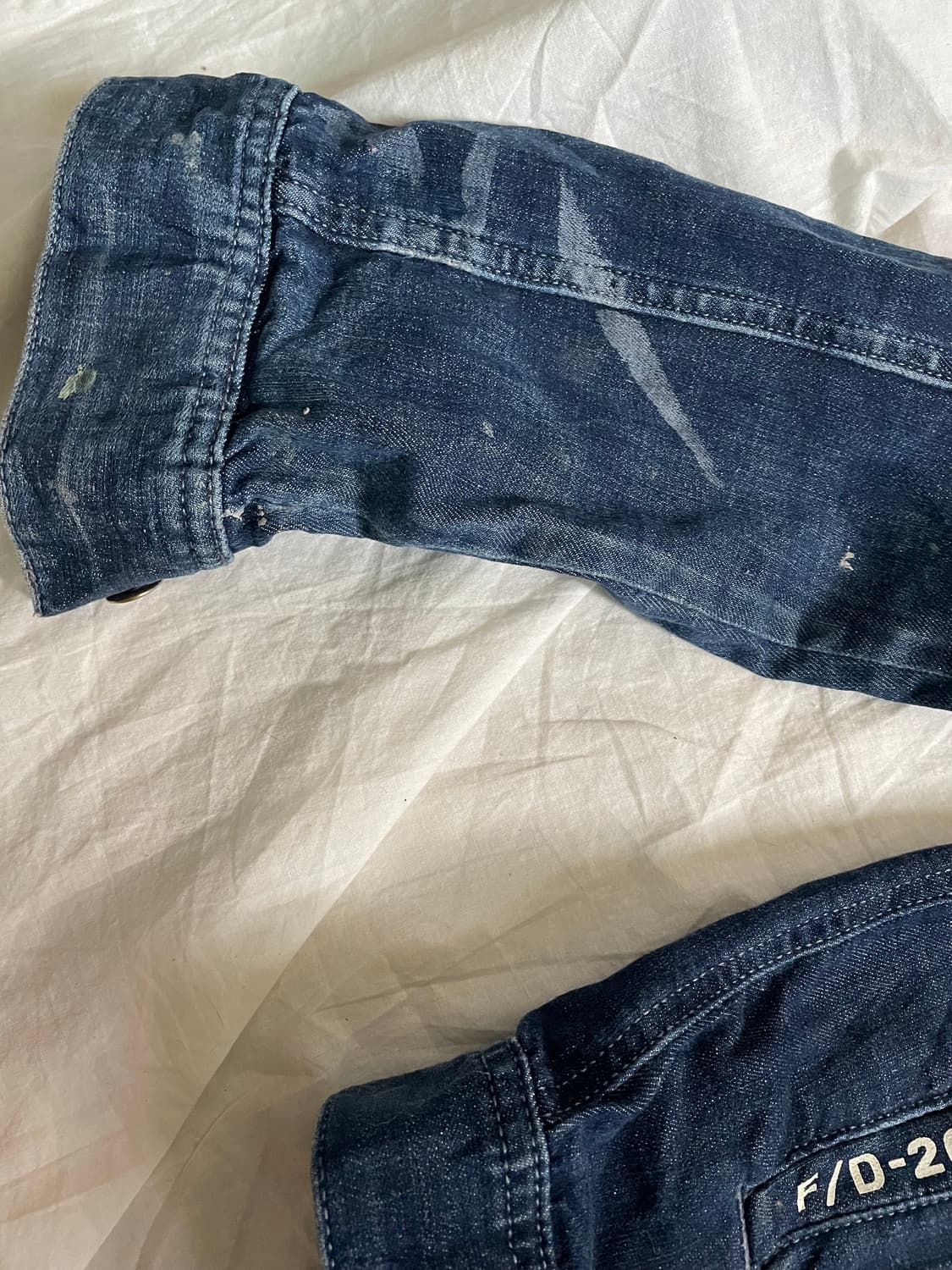 I’Z FRONTIER 워싱 데님 자켓 (워크웨어 무드) 상품이미지3