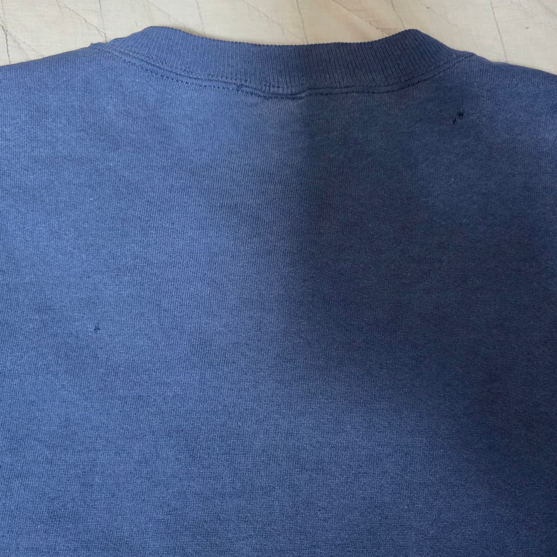 [XL] 90s 빈티지 러셀 네이비 더티 페이드 트래쉬드 맨투맨 스웻 상품이미지7