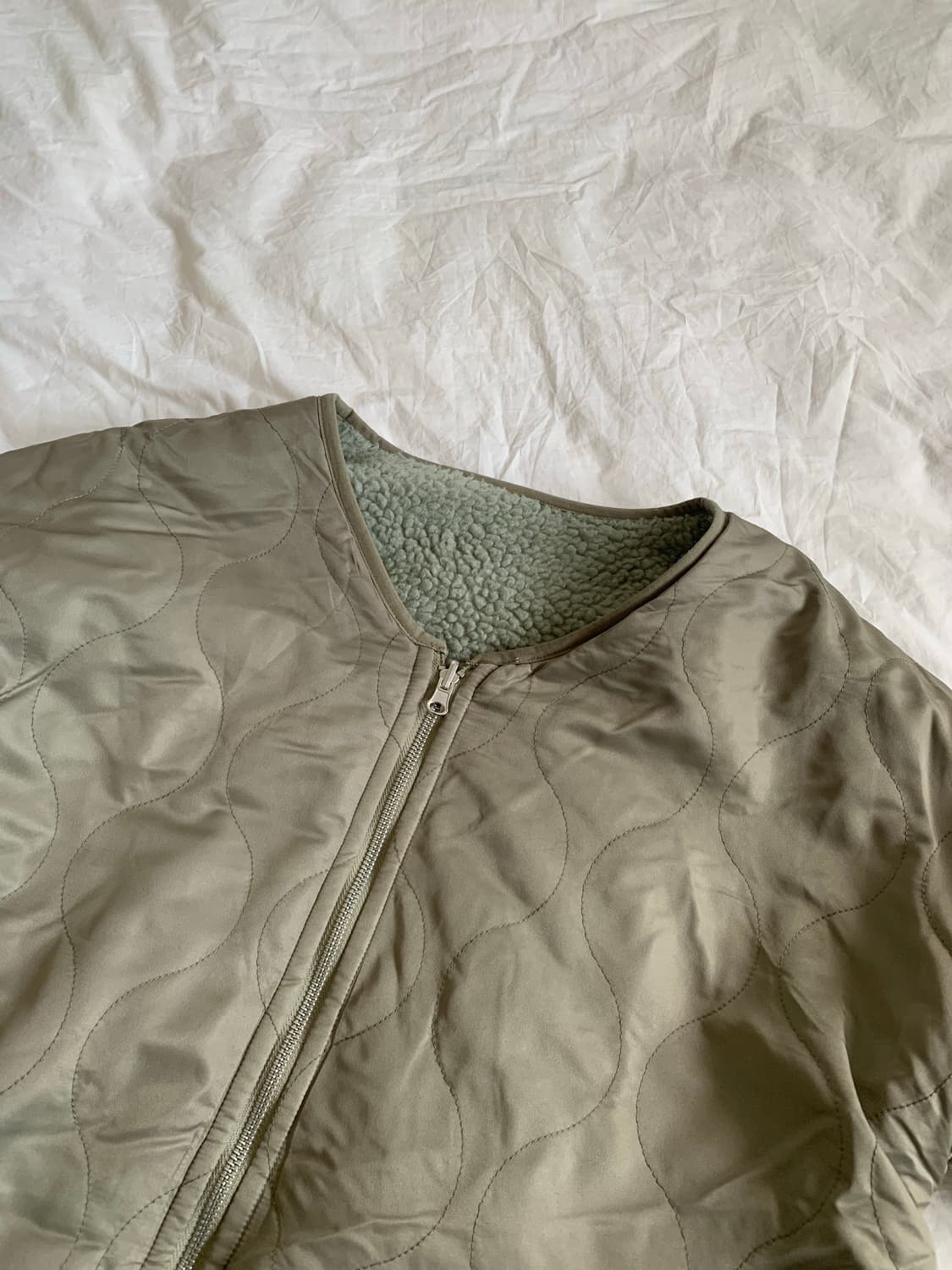 피스타치오 리버시블 점퍼 상품이미지8