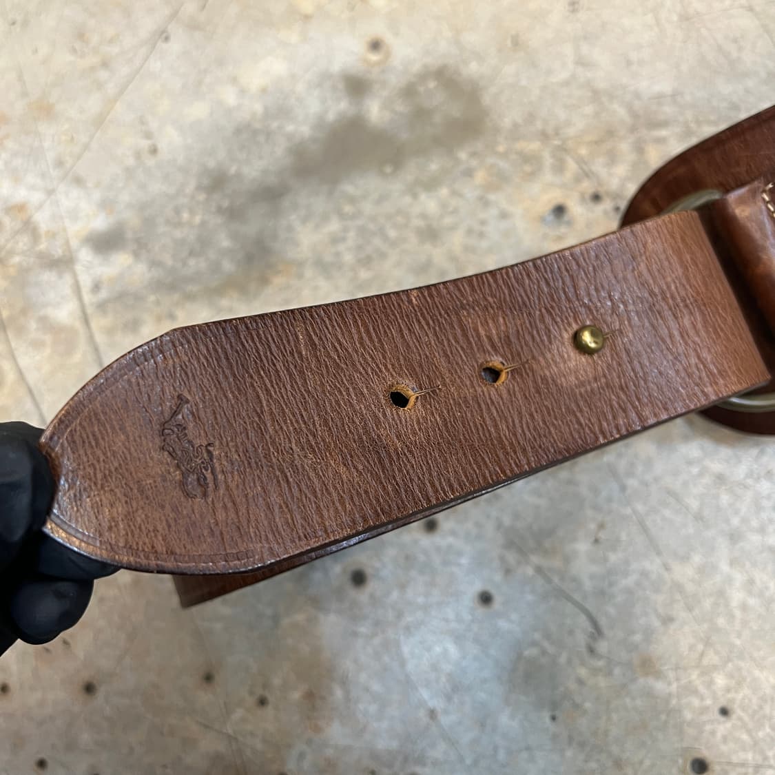 랄프로렌 와이드 레더 벨트 상품이미지2