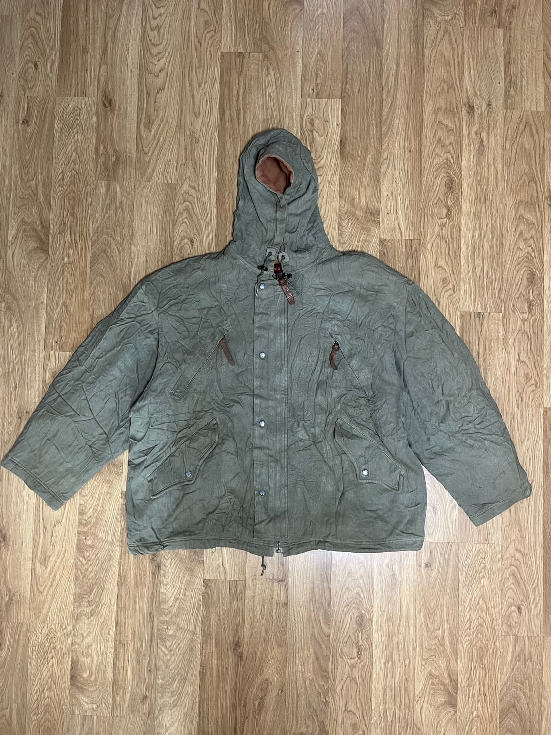 80s dezert+ 데저트 후드 봄버 자켓 상품이미지1