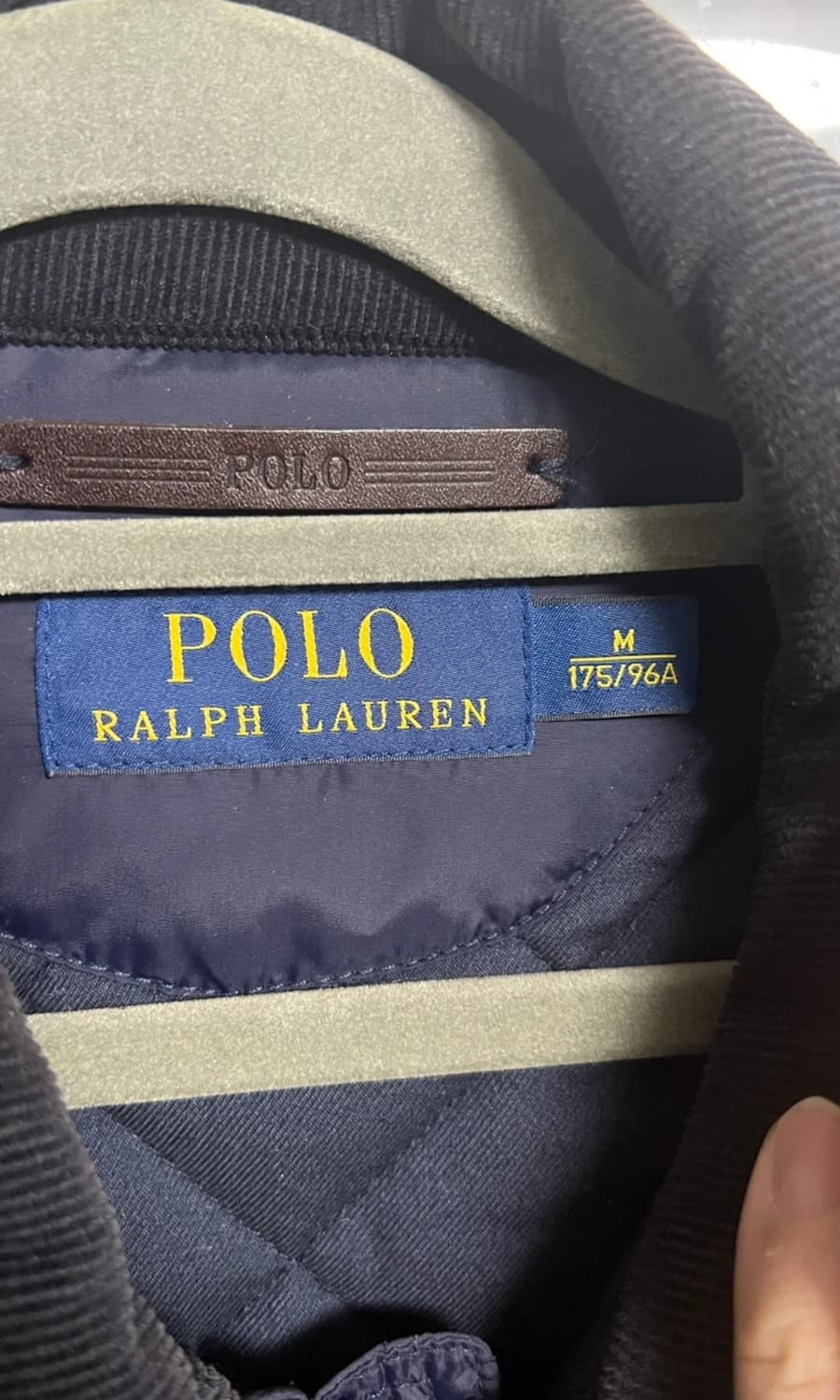 폴로 랄프로렌 퀼팅 자켓 네이비M(100~103) 상품이미지3