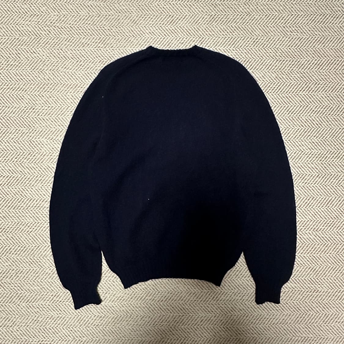 BROOKS BROTHERS scotland made knit navy 상품이미지2