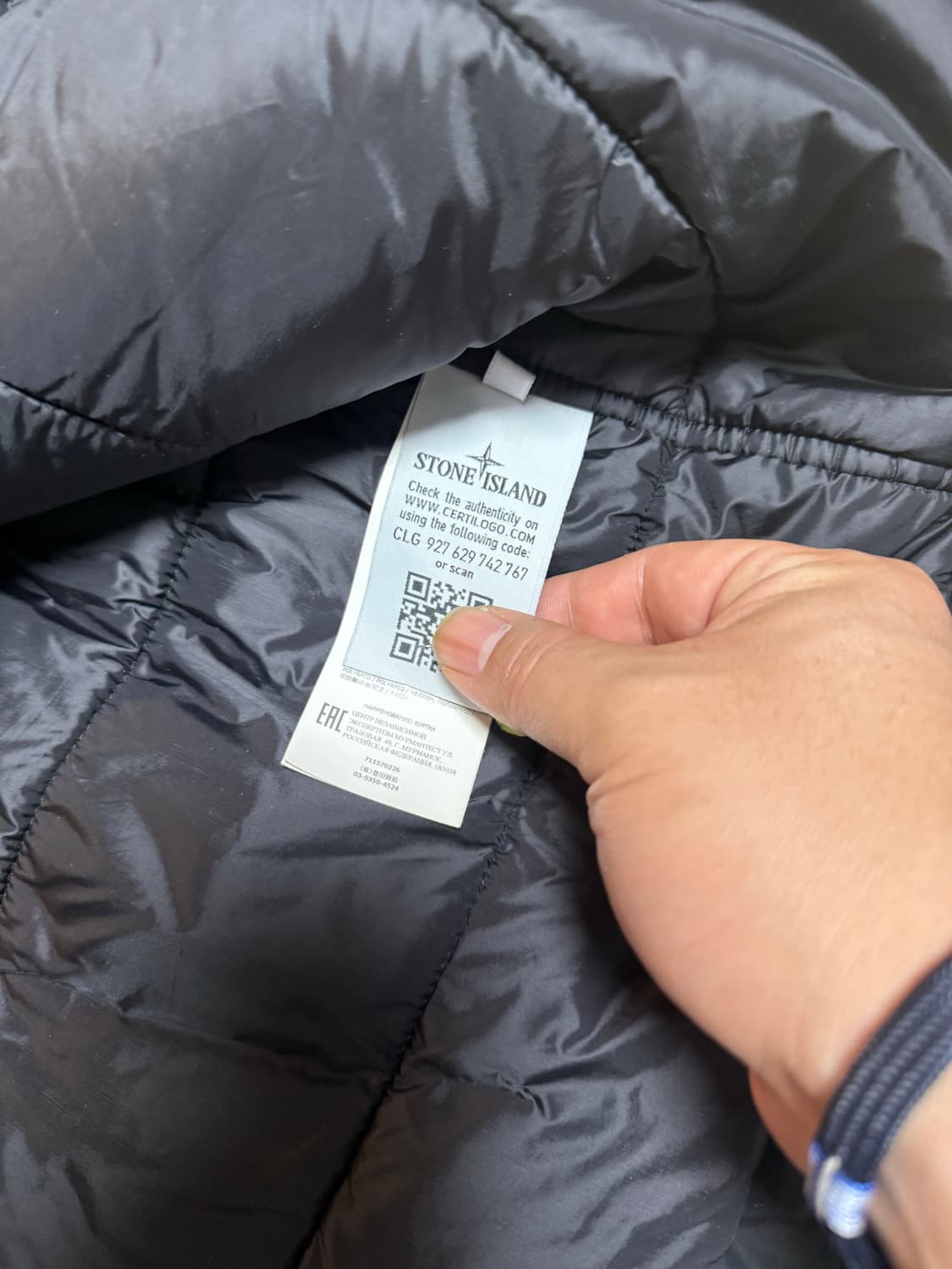스톤아일랜드 마이크로렙스 패딩 블랙 xl 상품이미지7