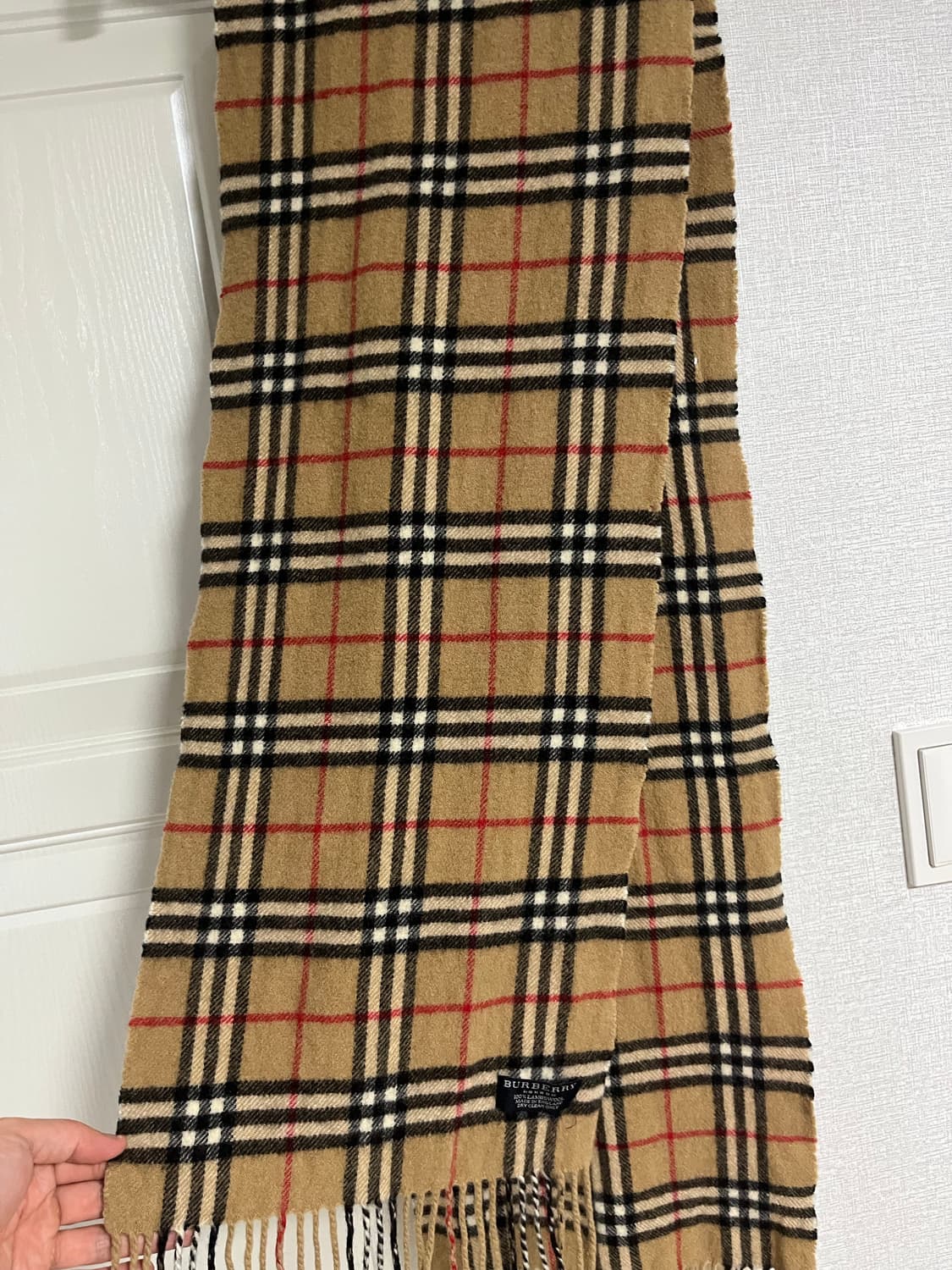 버버리 울 머플러 상품이미지5