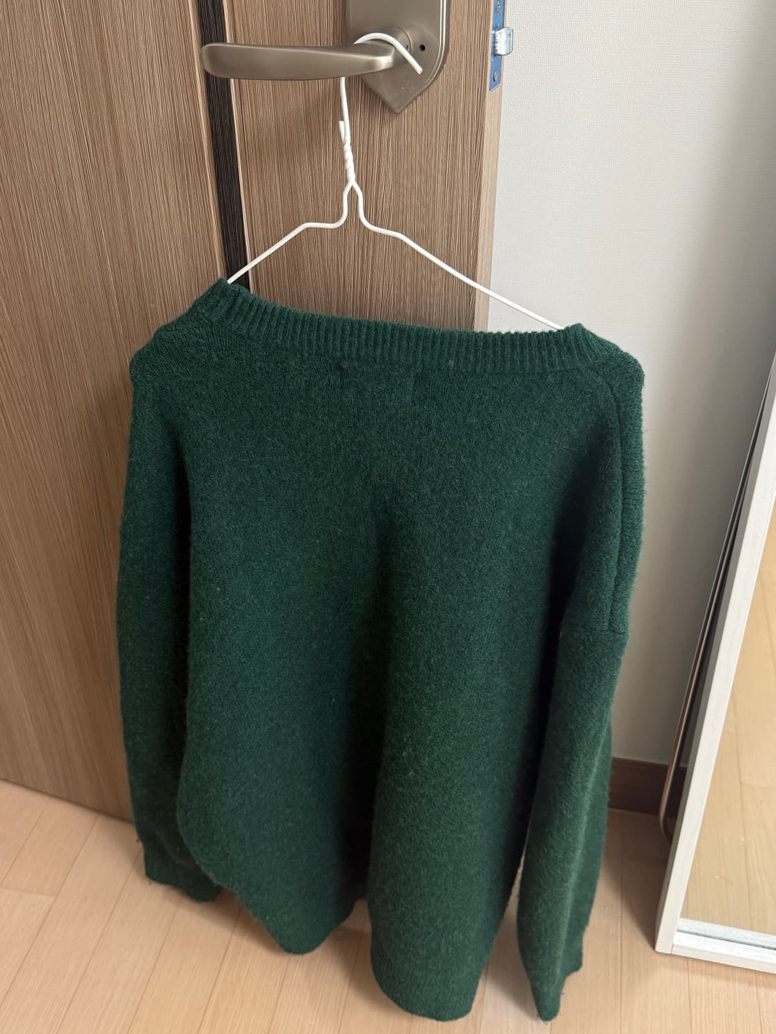 블랙업 (UNISEX) 렝컨 루즈핏 울 니트 상품이미지2