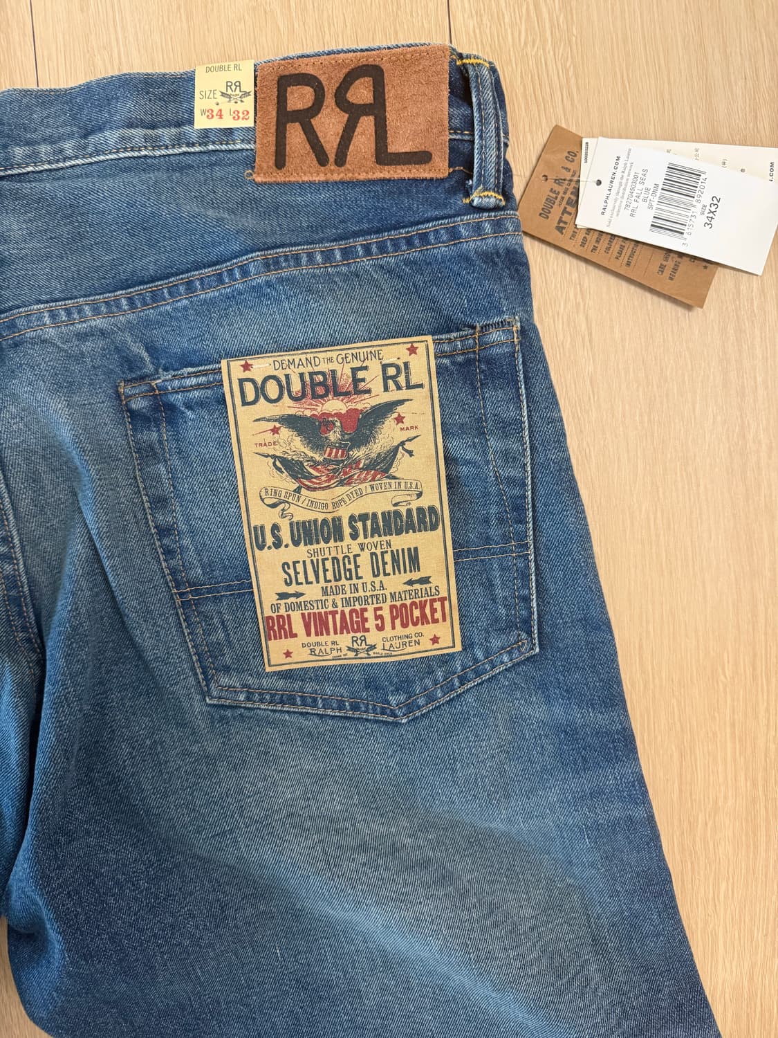 RRL 더블알엘 빈파포 그랜드폴스 진 (새상품) 상품이미지2