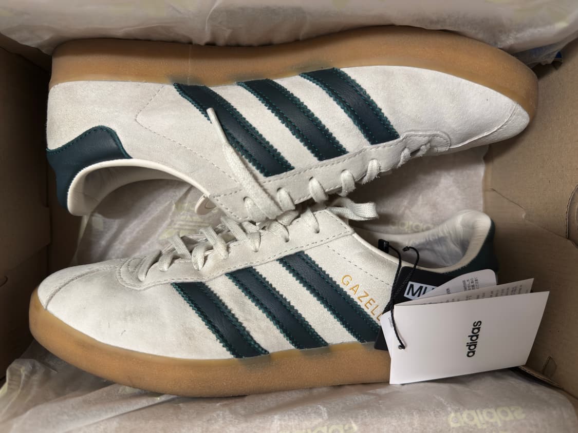 아디다스 가젤 85 -/265/ 오프화이트:그린 / IH2213 상품이미지1