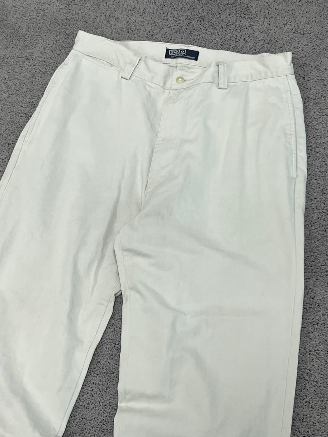 (F) 90s 폴로 랄프로렌 필립 치노 팬츠 아이보리 상품이미지2