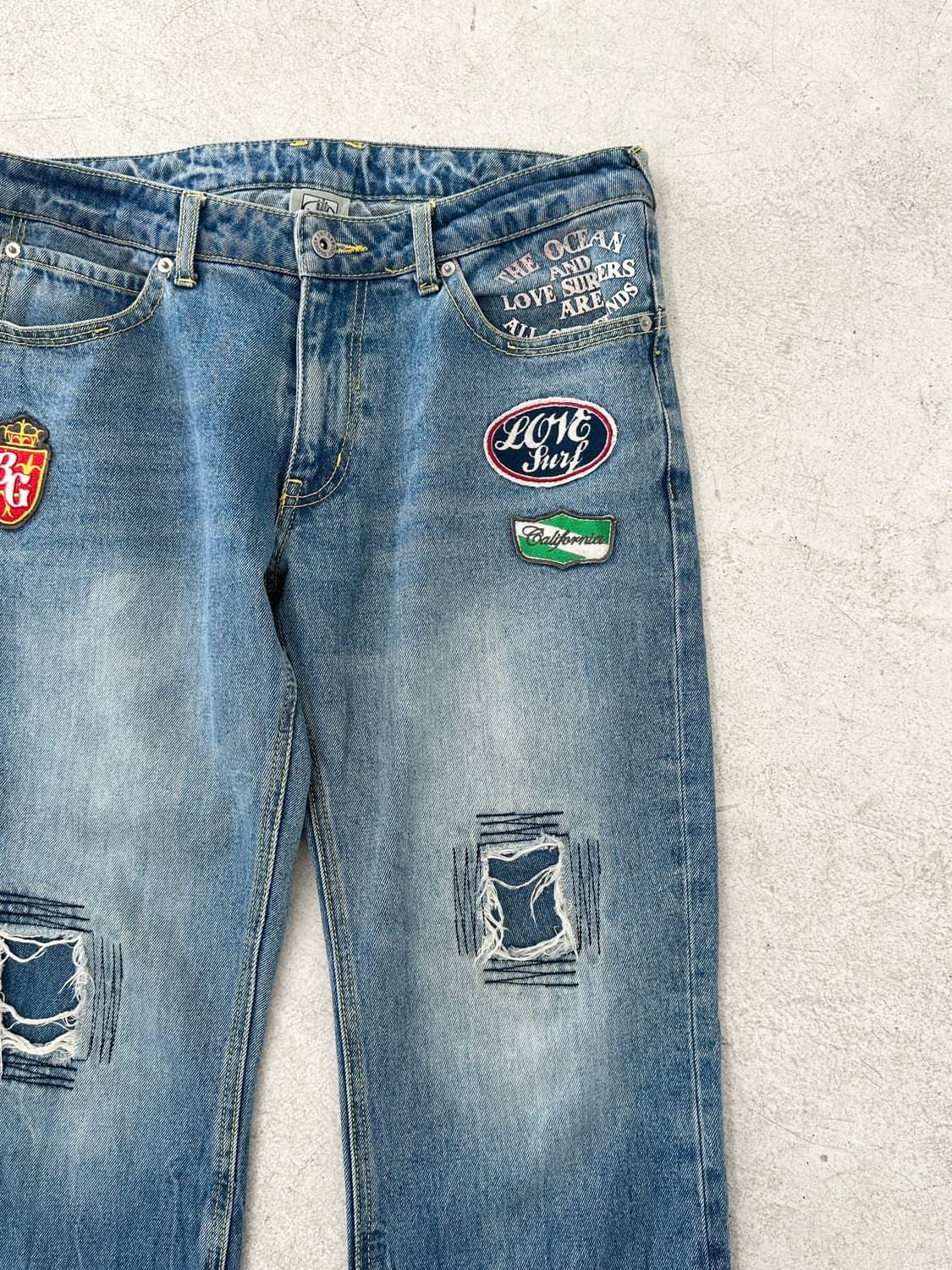 빈티치 패치 플레어 데님 팬츠 상품이미지7