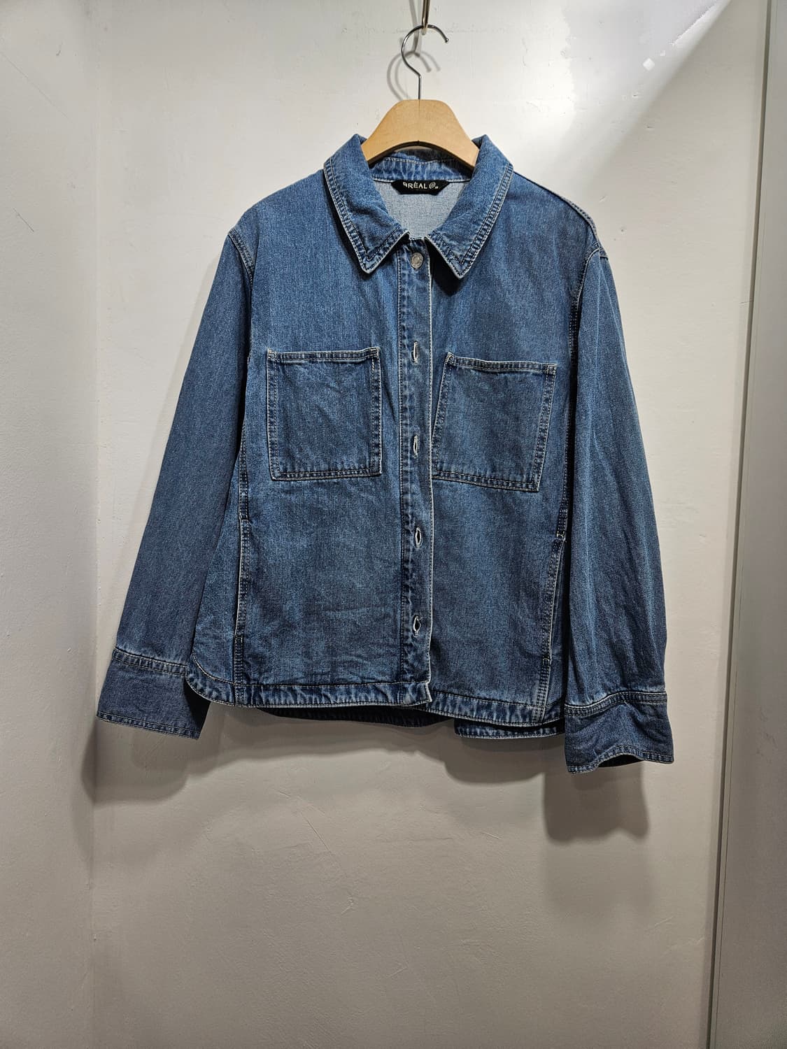 브리엘(BREAL) 데님 셔츠 자켓  상품이미지1