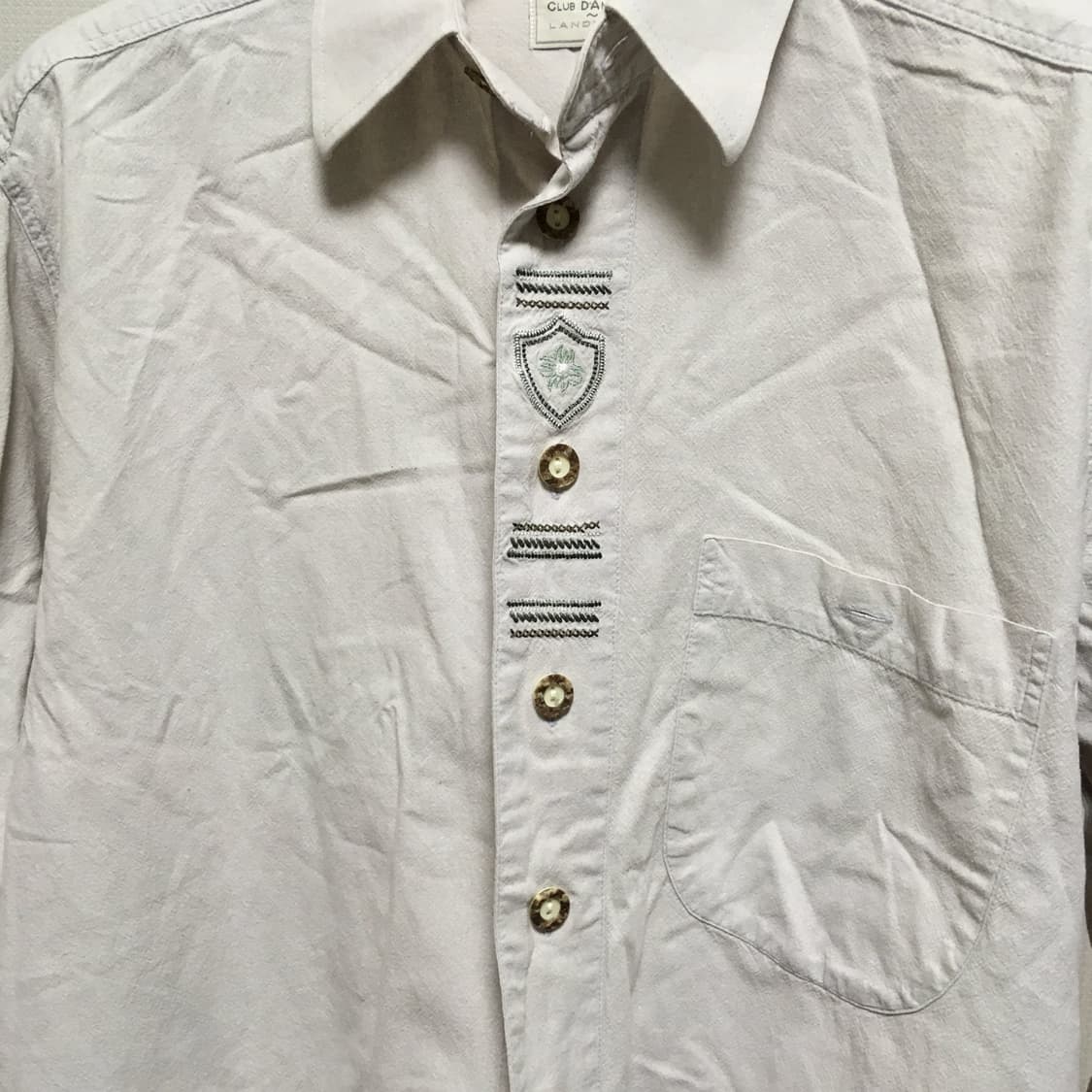 Trachten Embroidered Shirt 상품이미지5