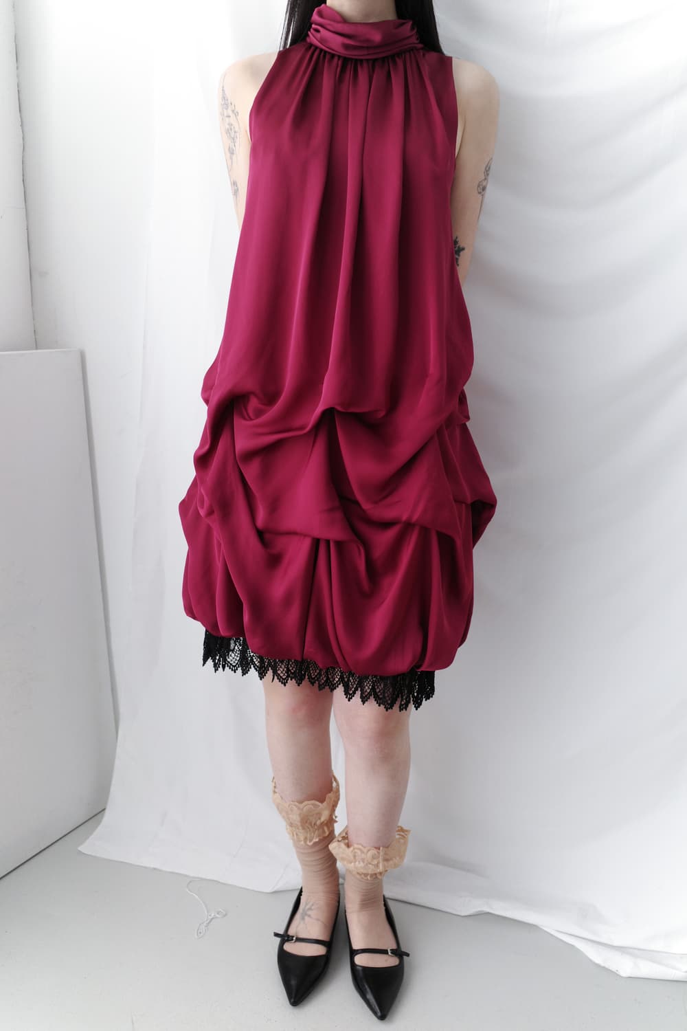 shirring balloon dress 상품이미지6