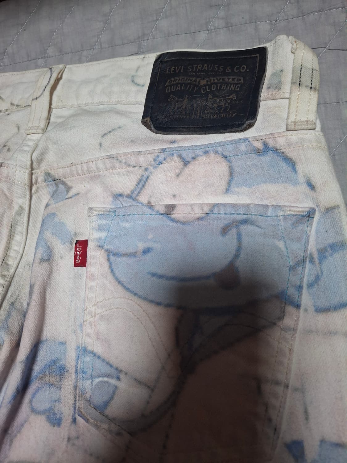 리바이스 511 스머프 커스텀 스키니 진 상품이미지10