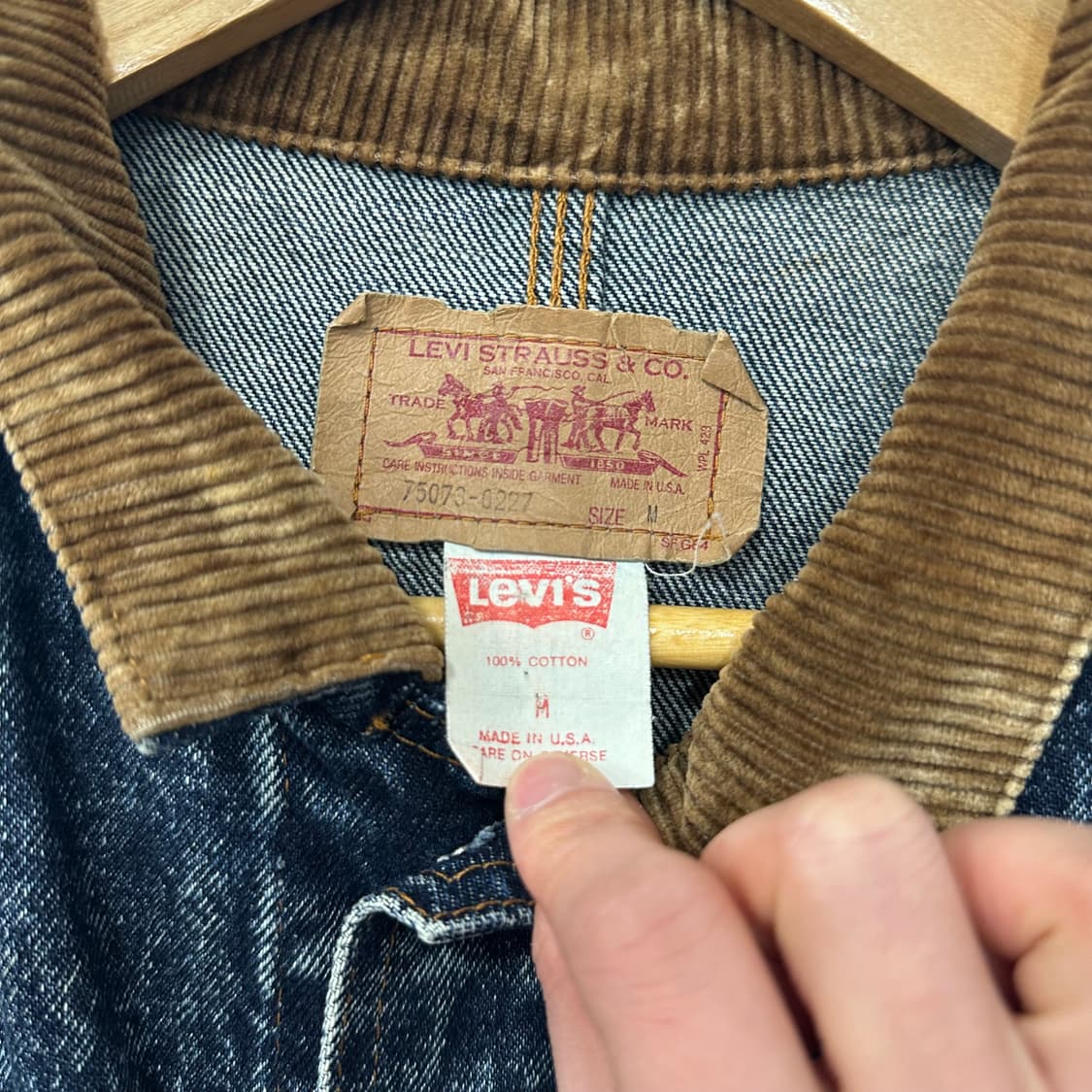 90’s 빈티지 리바이스 데님 자켓 상품이미지5