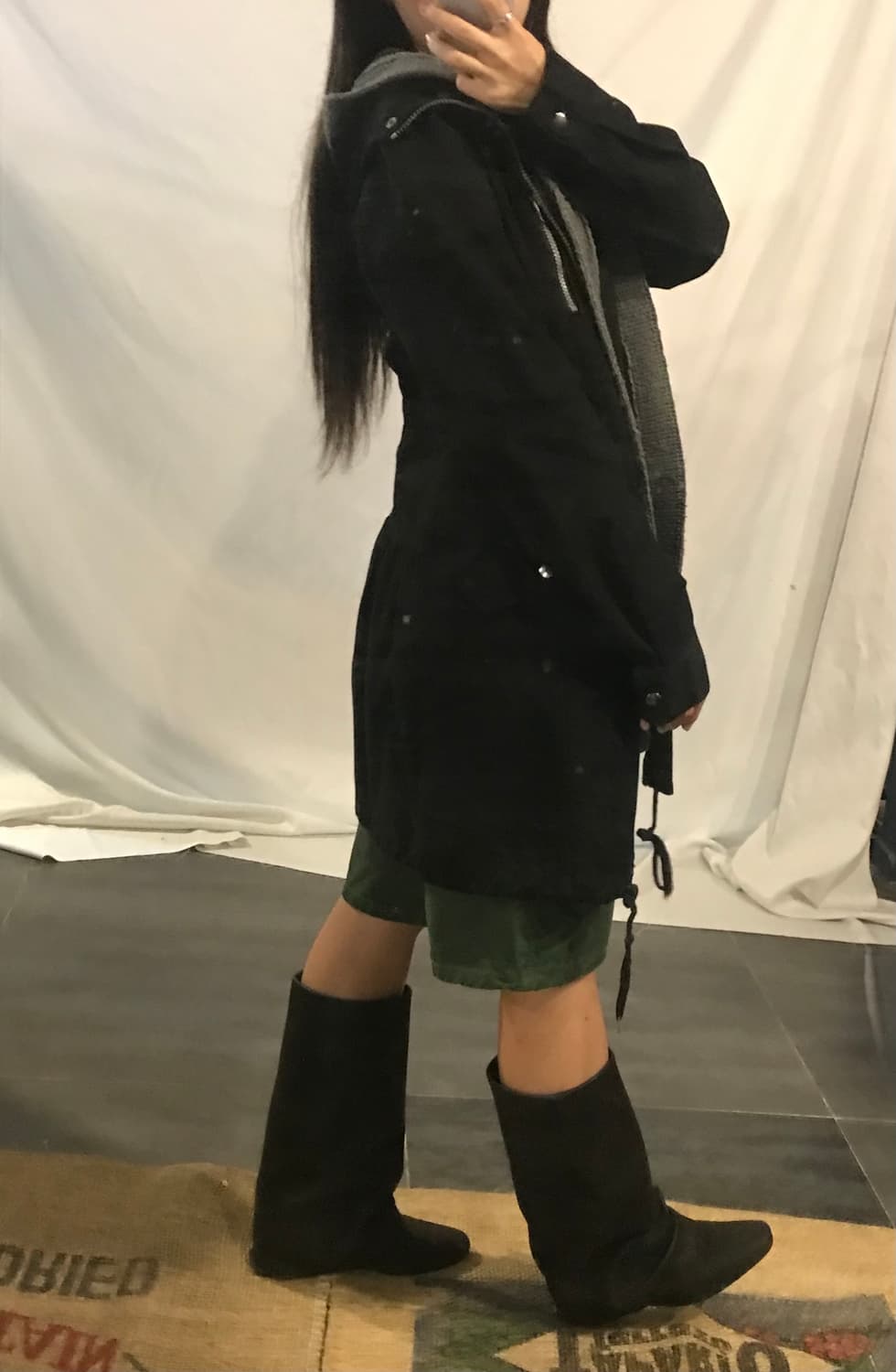 back frill military jacket 상품이미지1