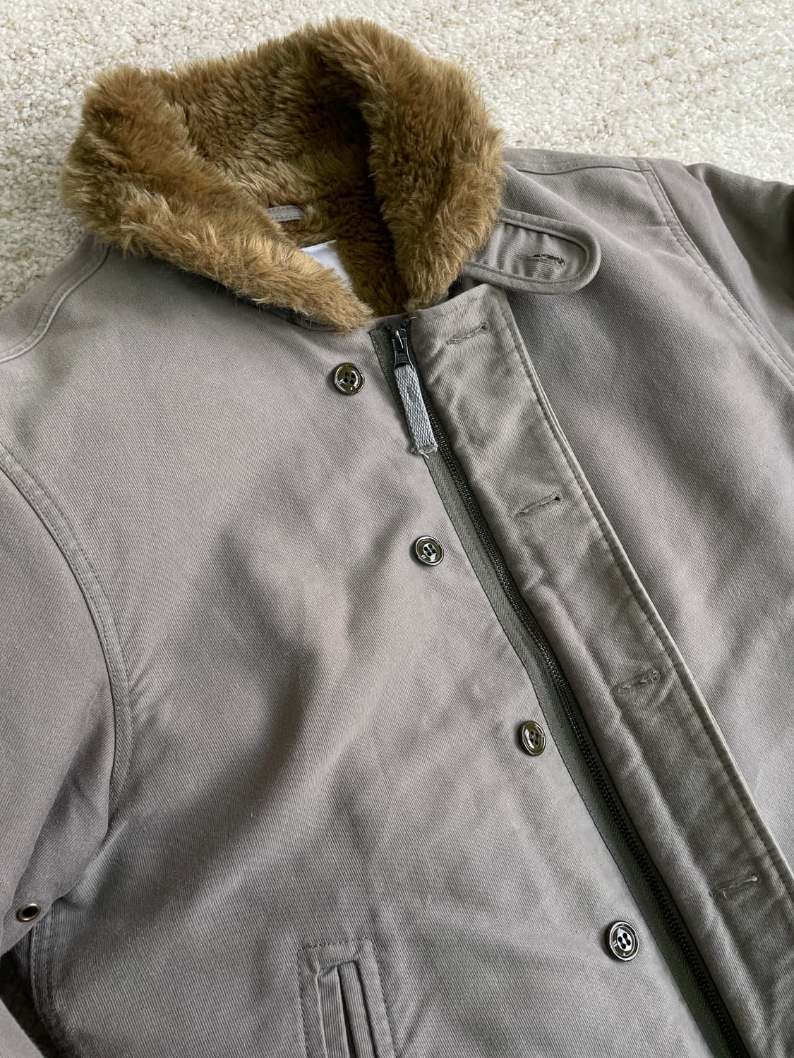 [XL] 에스피오나지 Lander N-1 Deck Jacket Grey 상품이미지4