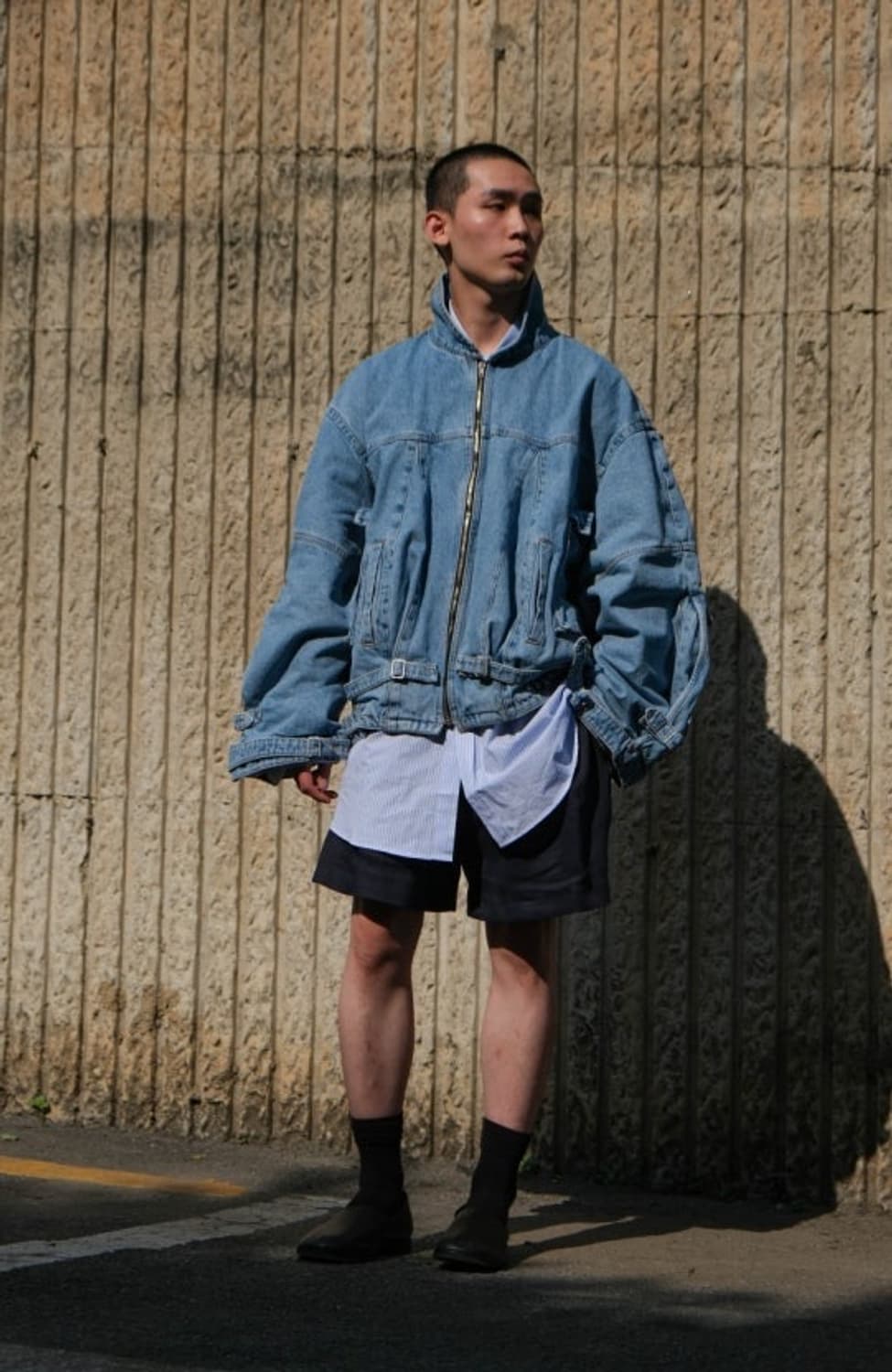 헤드메이너 23ss 오버사이즈 데님자켓 상품이미지1