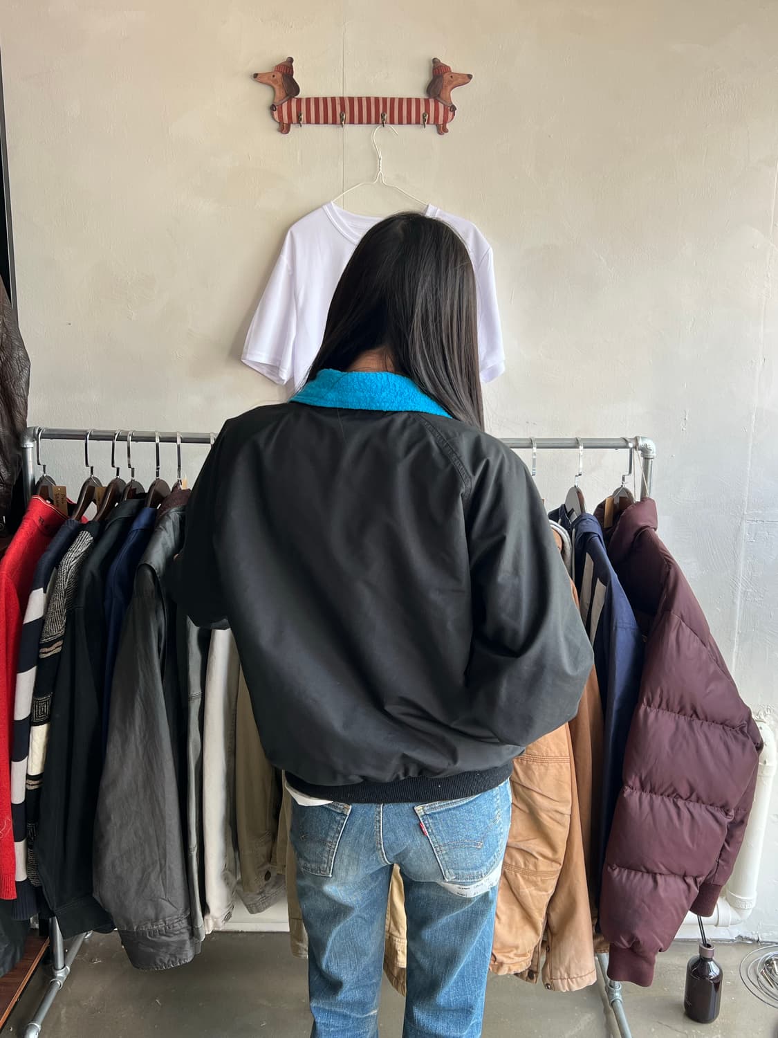 90s Woolrich 울리치 women 플리스 웜업 자켓 상품이미지5