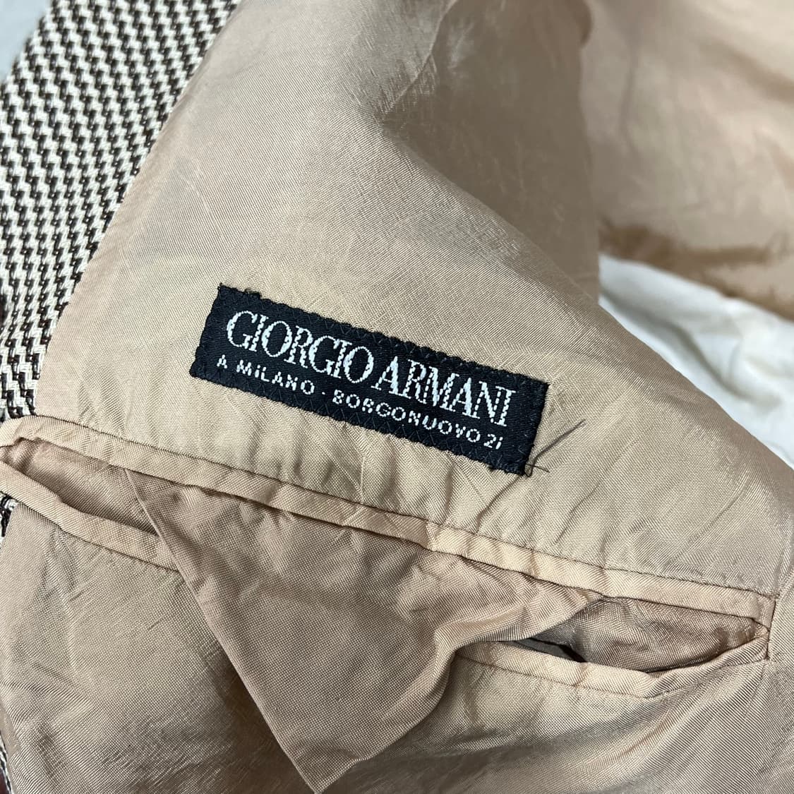 조르지오 아르마니 체크 블레이저 s09680 상품이미지7