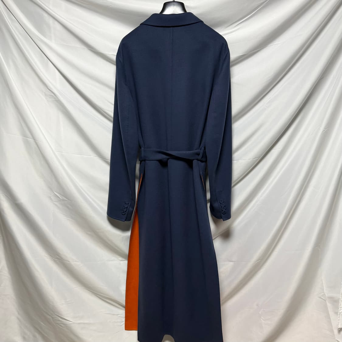 [S+급/48] 디올 울 롱 코트 자켓 네이비 상품이미지4