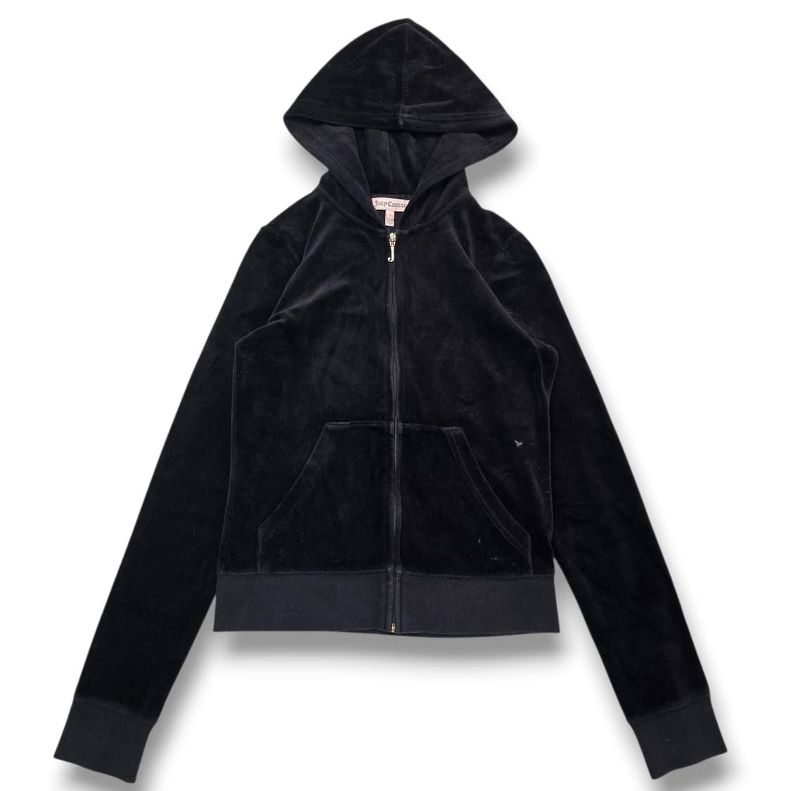 S Juicy Couture 벨벳 후드집업 블랙 상품이미지4