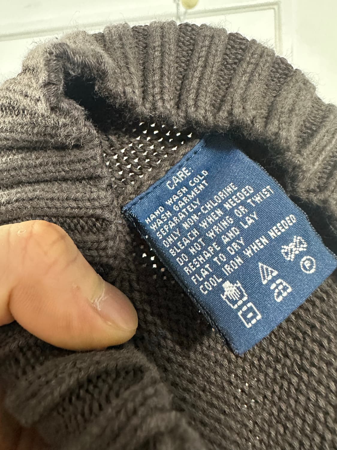 랄프로렌 니트 후드집업 상품이미지4