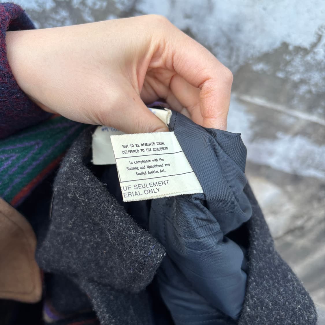 Woolrich 90s 울리치 울 블랭킷 코트 자켓 상품이미지8