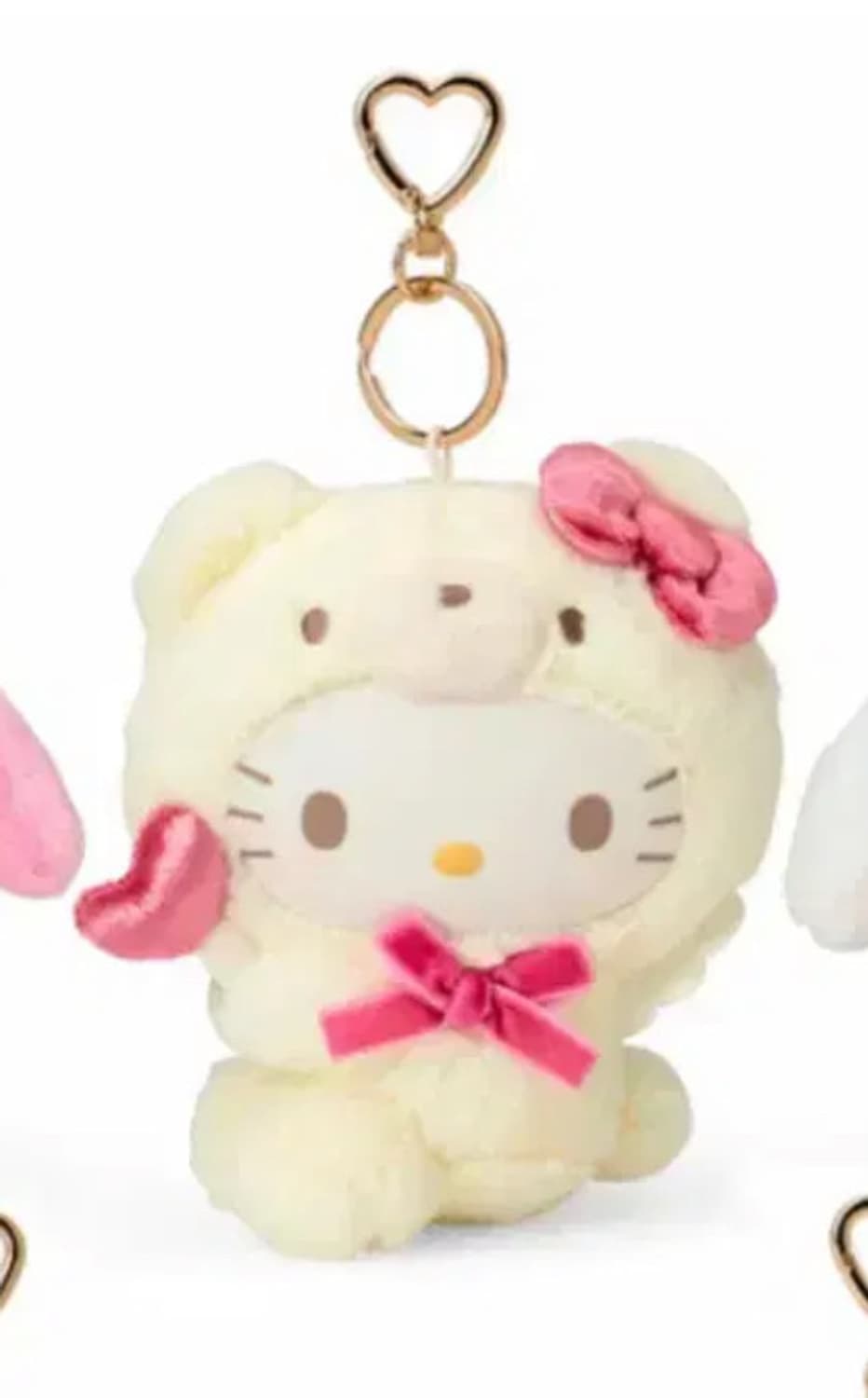 산리오 엔젤 베어 헬로키티 마스코트 인형 키링 상품이미지1