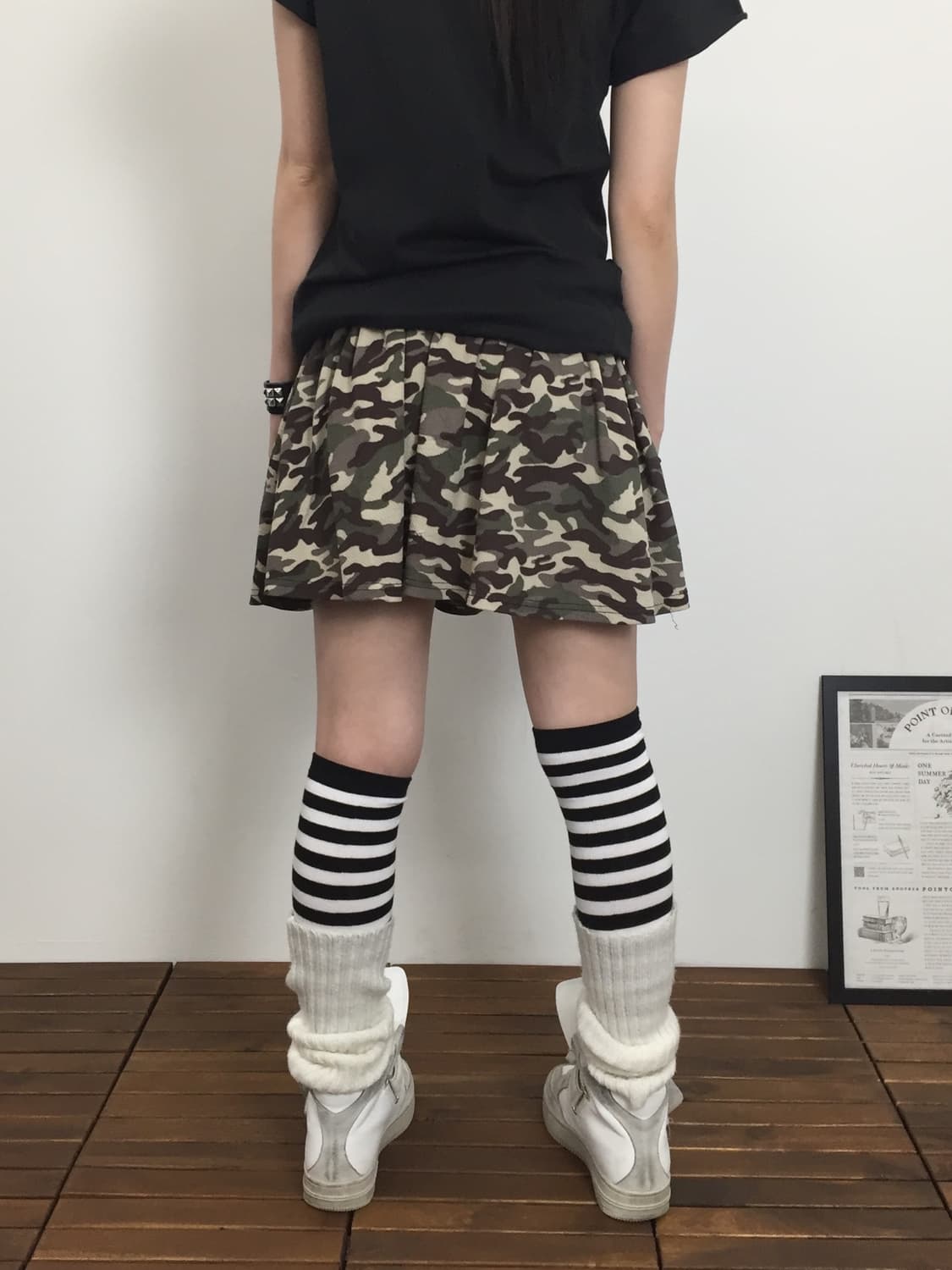 Jpn Y2k Camo Mini Skirts 상품이미지3