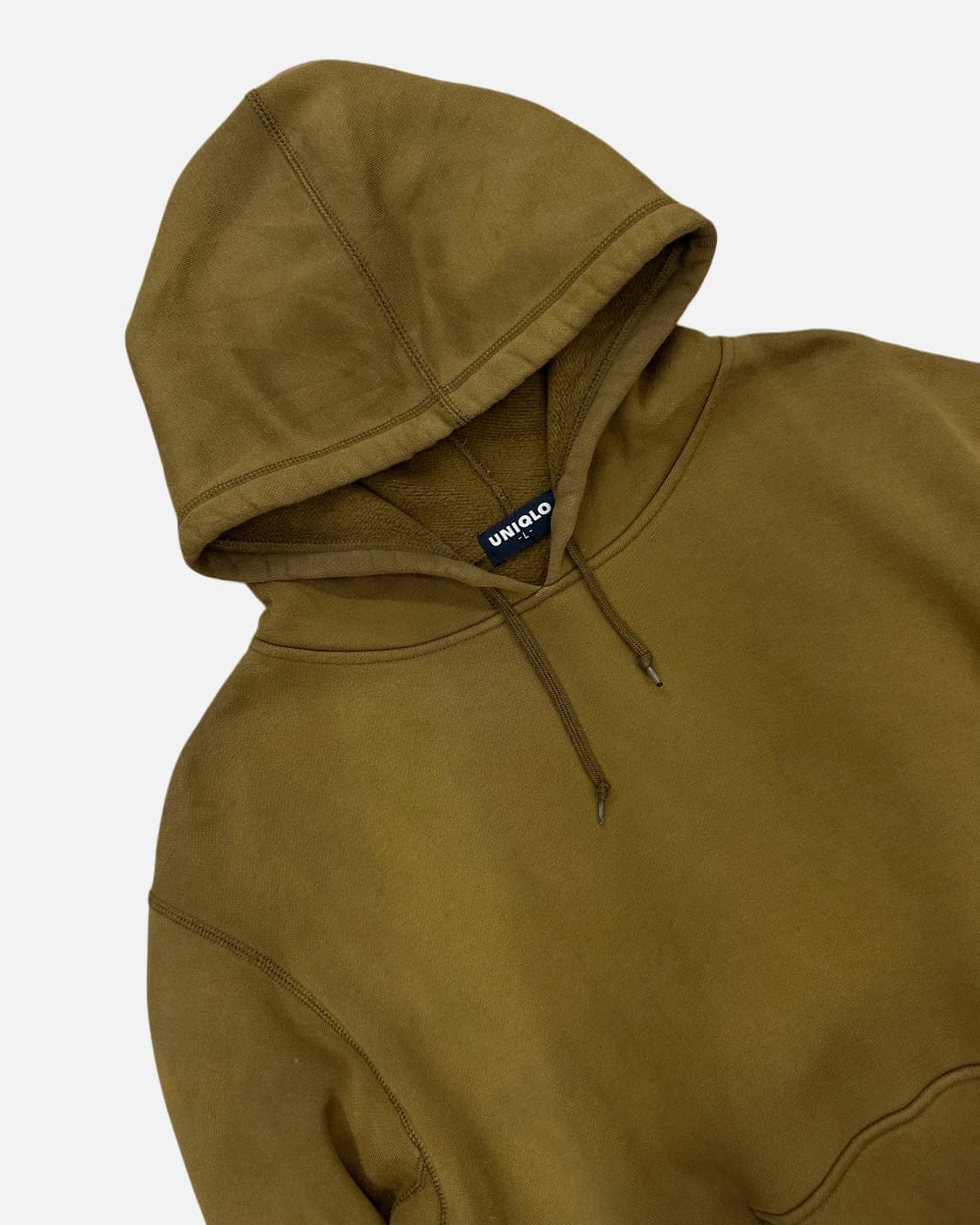 vintage uniqlo fade khaki hood t 상품이미지3