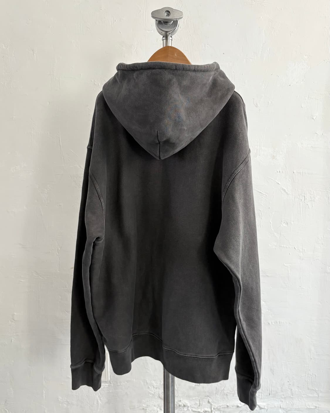 Stussy 스투시 차콜 컬러 피그먼트 후드집업 상품이미지7