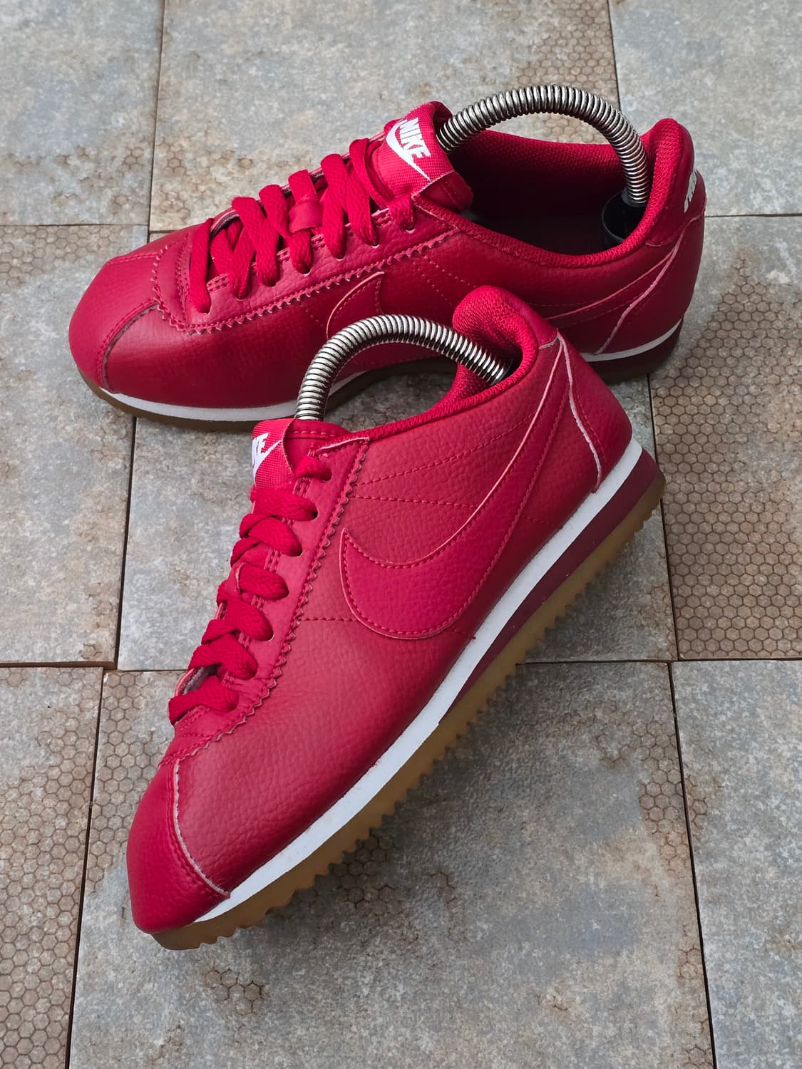 (225)나이키 코르테즈 레더 레드 상품이미지3