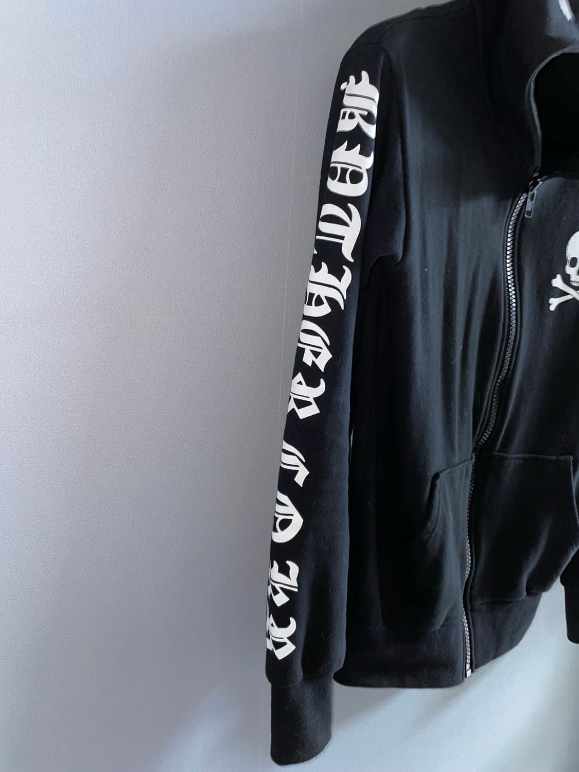 Skull punk cross detail hood 상품이미지4