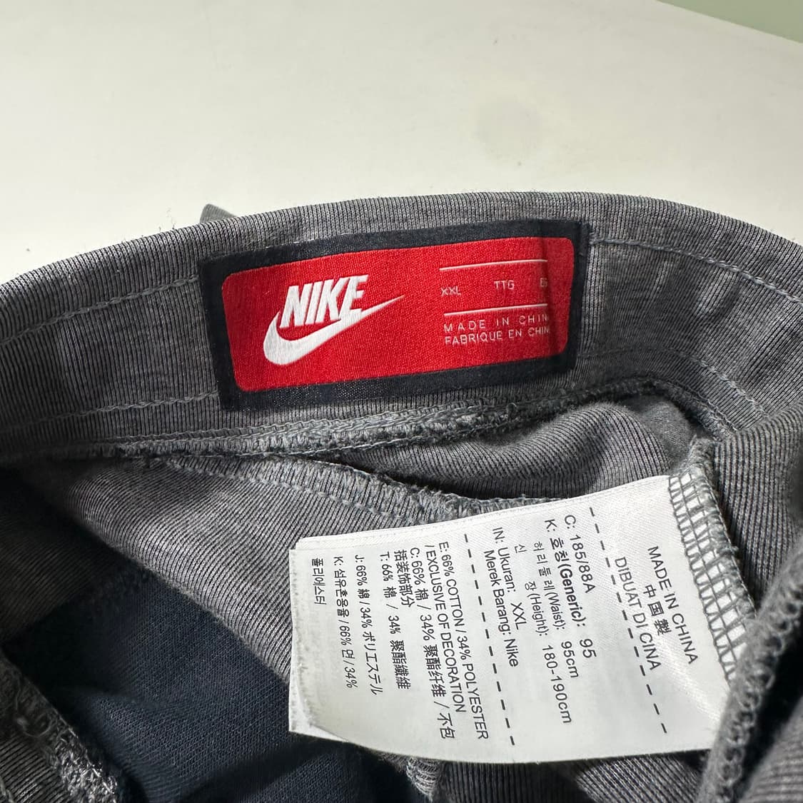 XXL 나이키 진그레이 레귤러핏 밴딩 테크팩 조거팬츠 상품이미지4