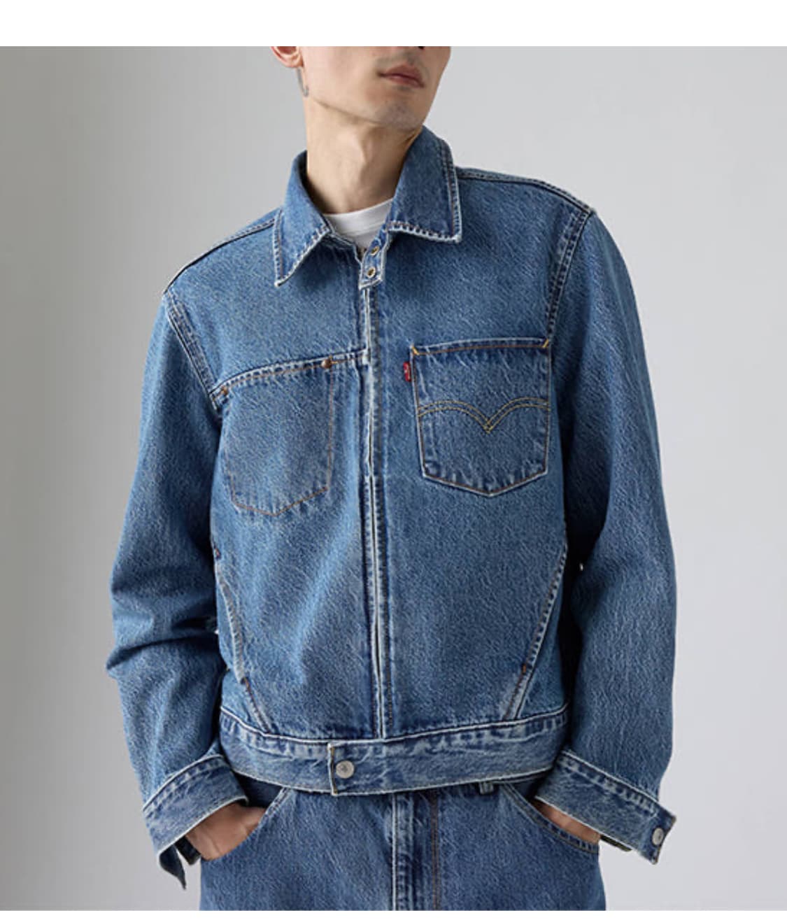 리바이스 Twisted Trucker Jacket XL (데님)새상품 상품이미지1