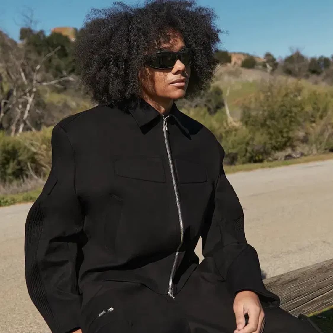 (새상품) 23ss STU 에스티유 엠보 레이싱 봄버 자켓 상품이미지3