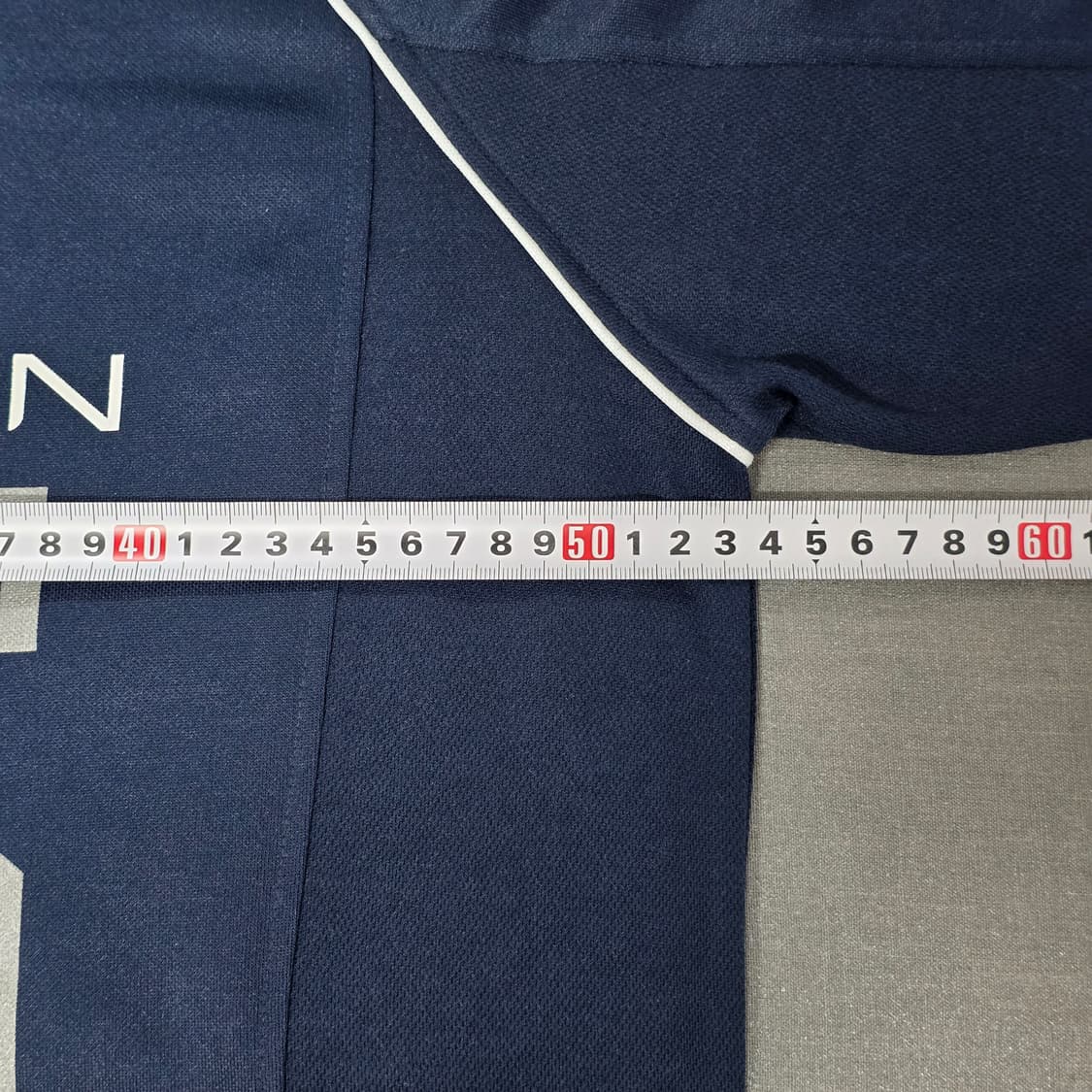 L 100) FUBU 후부 빈티지 풋볼져지 롱슬리브 네이비 상품이미지6