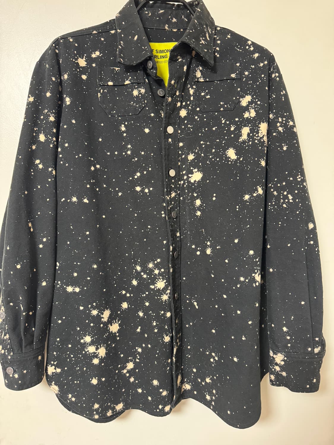 [46] 라프시몬스 스털링루비 투포켓 오버사이즈 셔츠 상품이미지4