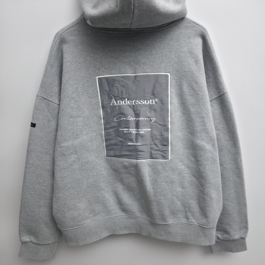 [XL] 앤더슨벨 그레이 후드티 상품이미지1