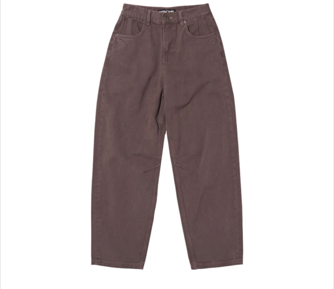 미스치프 롬버스 워시드 진 로즈 브라운 S사이즈 상품이미지1