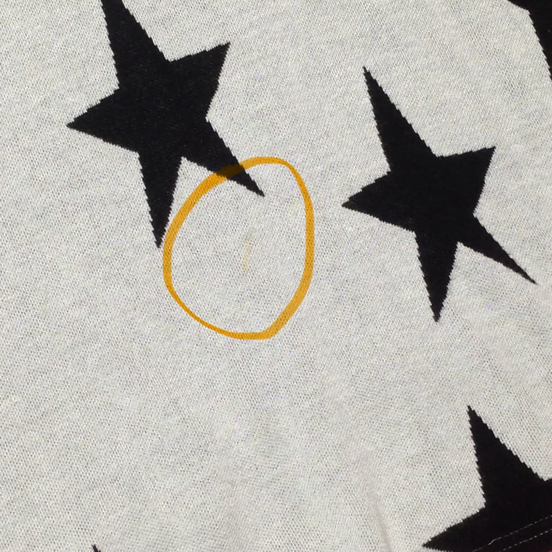 빈티지 니혼진 갸루 별 스타 패턴 원피스 롱슬리브 니트 긴팔 탑 트임 상품이미지6