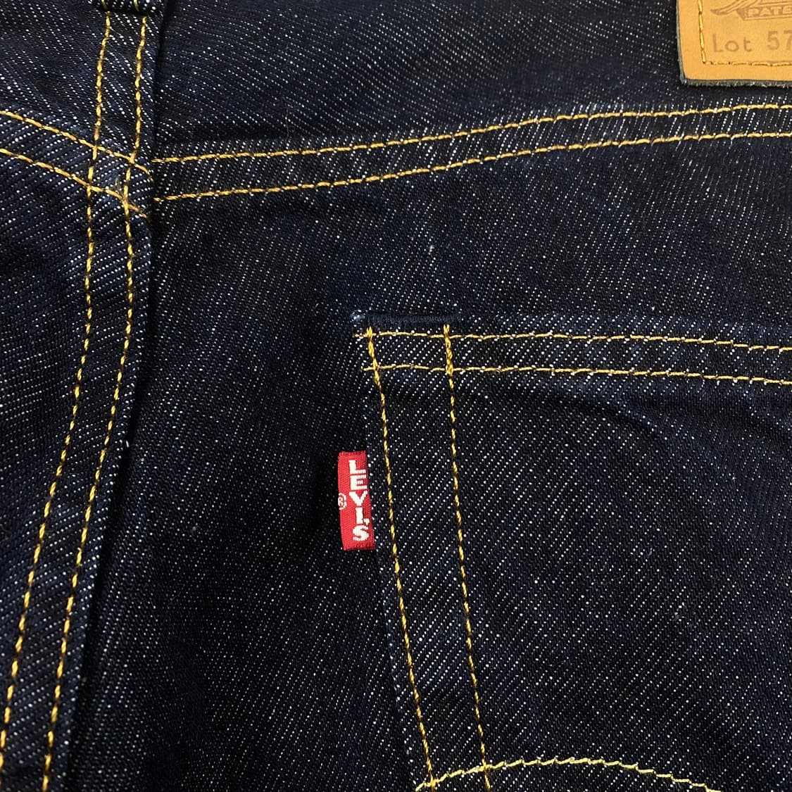 리바이스 578 프리미엄 빅E 진청 데님 진 (36) 상품이미지6