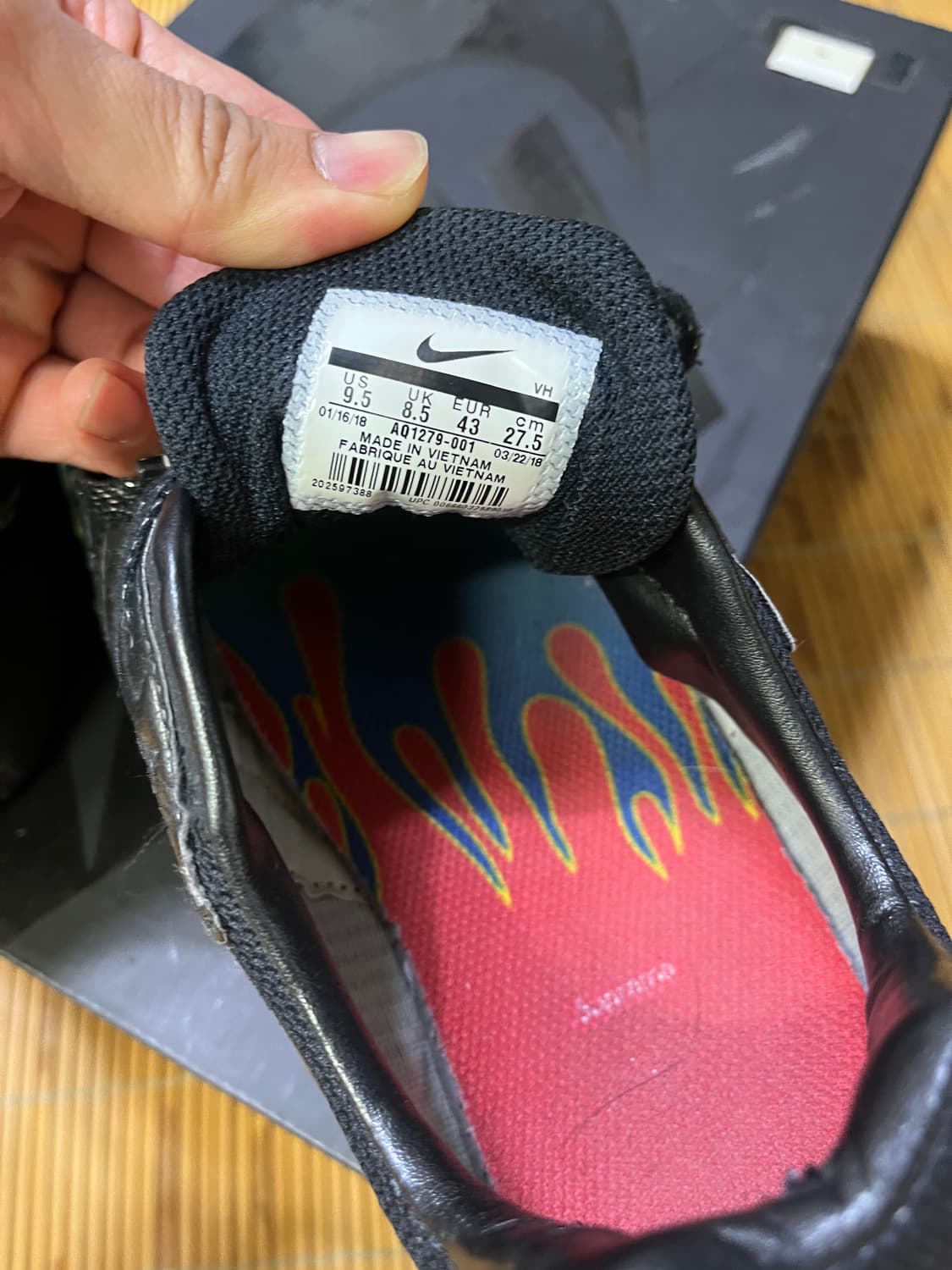 나이키 슈프림 줌 스펙트럼 블랙 (275) 상품이미지6